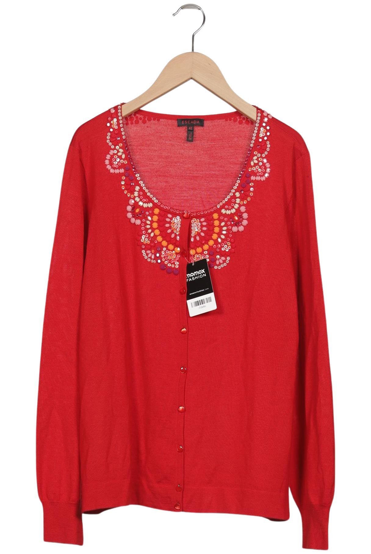 

Escada Damen Strickjacke, rot, Gr. 42