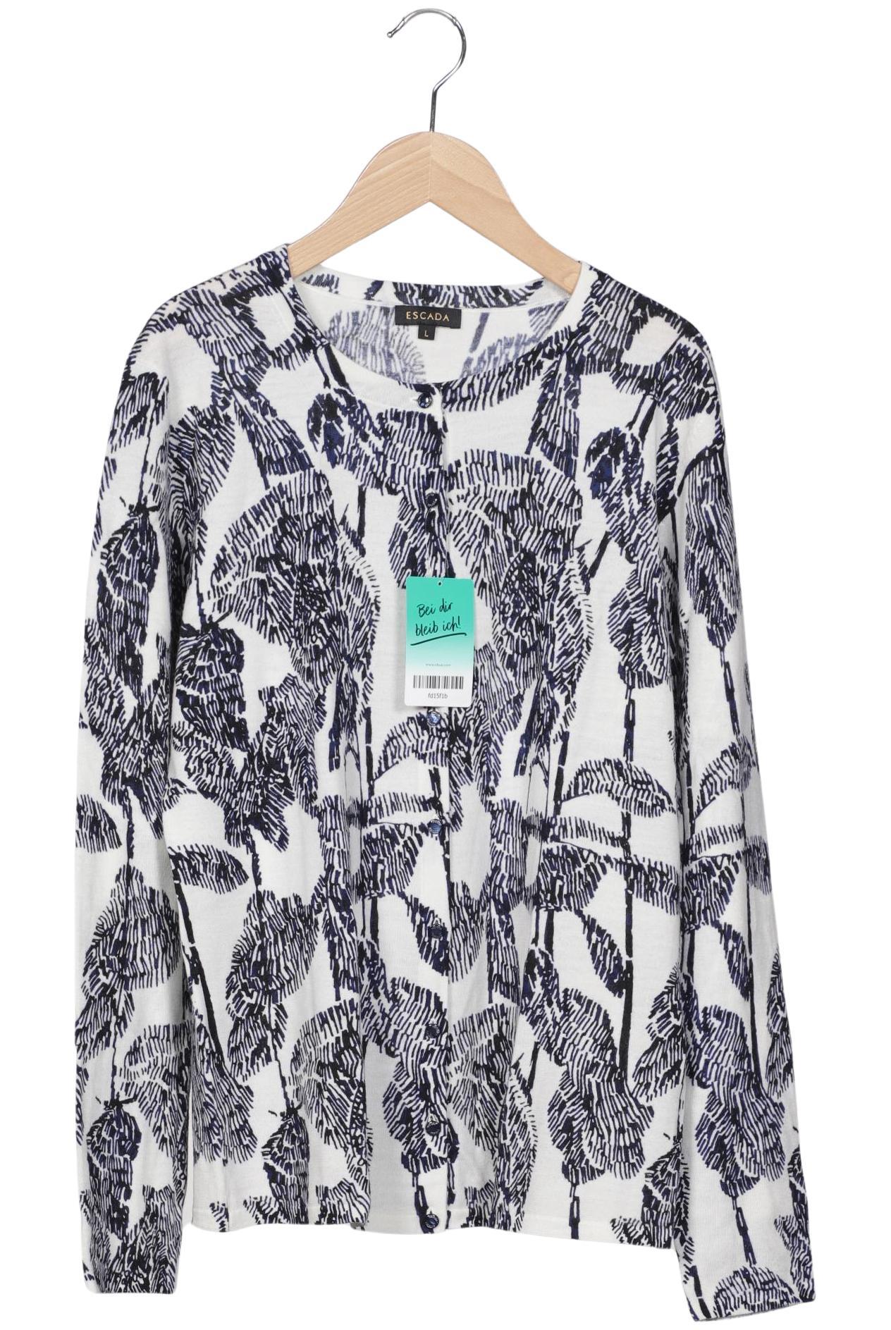 

Escada Damen Strickjacke, cremeweiß, Gr. 42