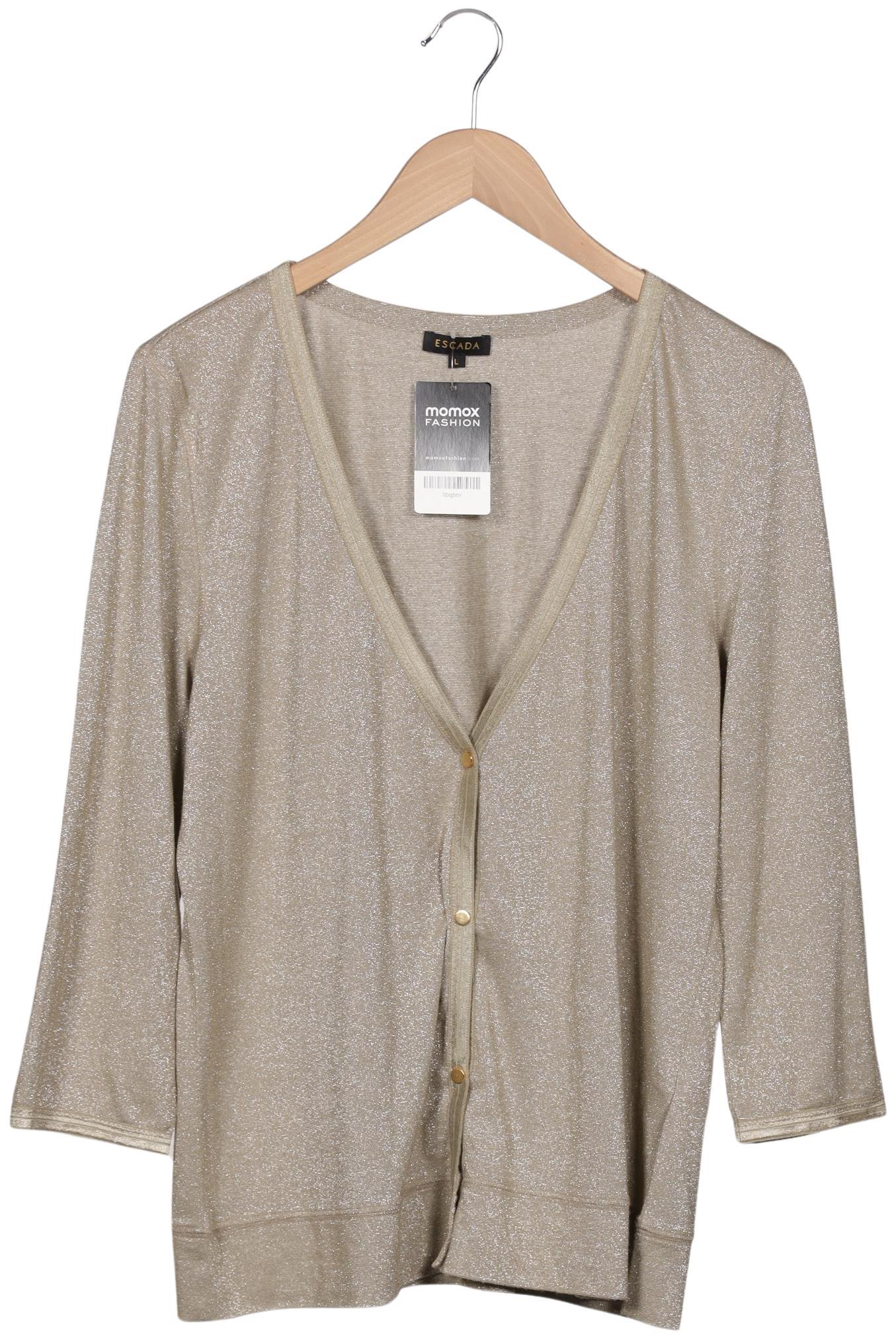 

Escada Damen Strickjacke, gold, Gr. 42