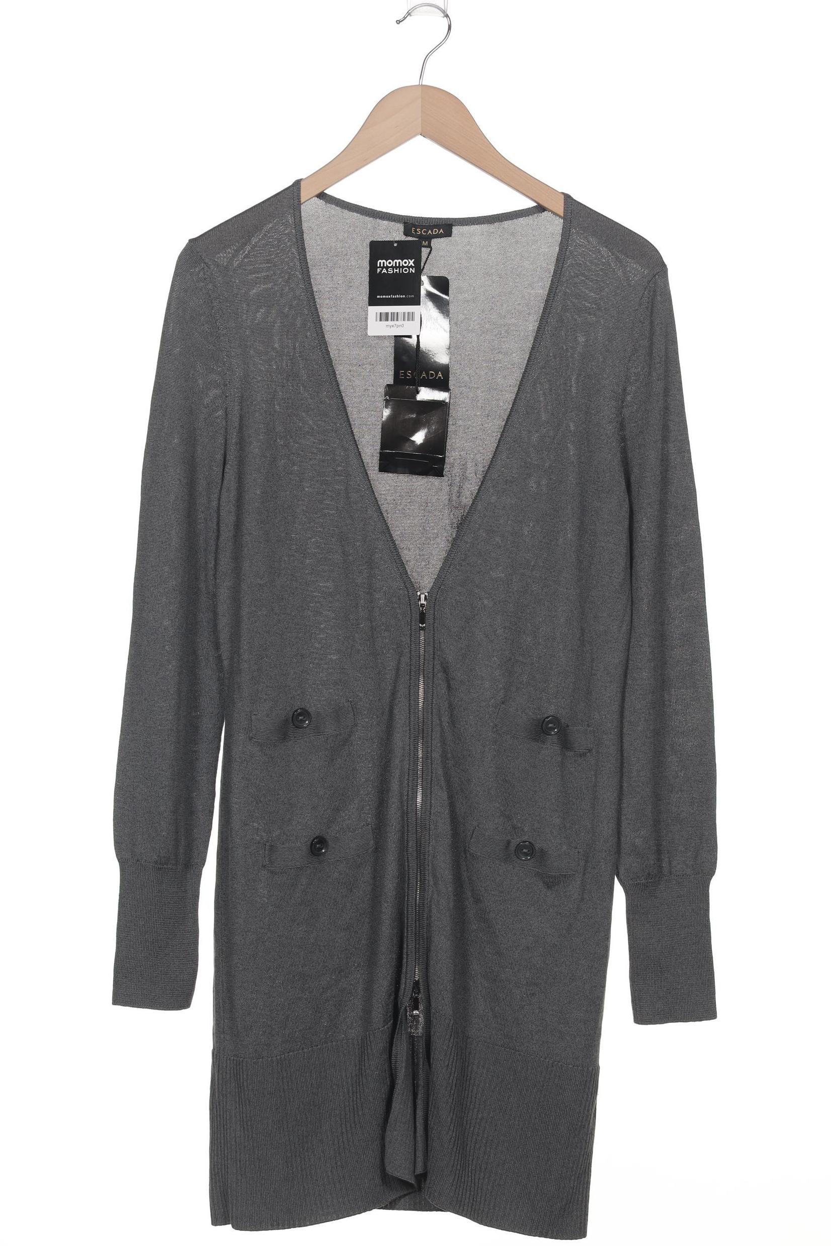 

Escada Damen Strickjacke, grau, Gr. 38