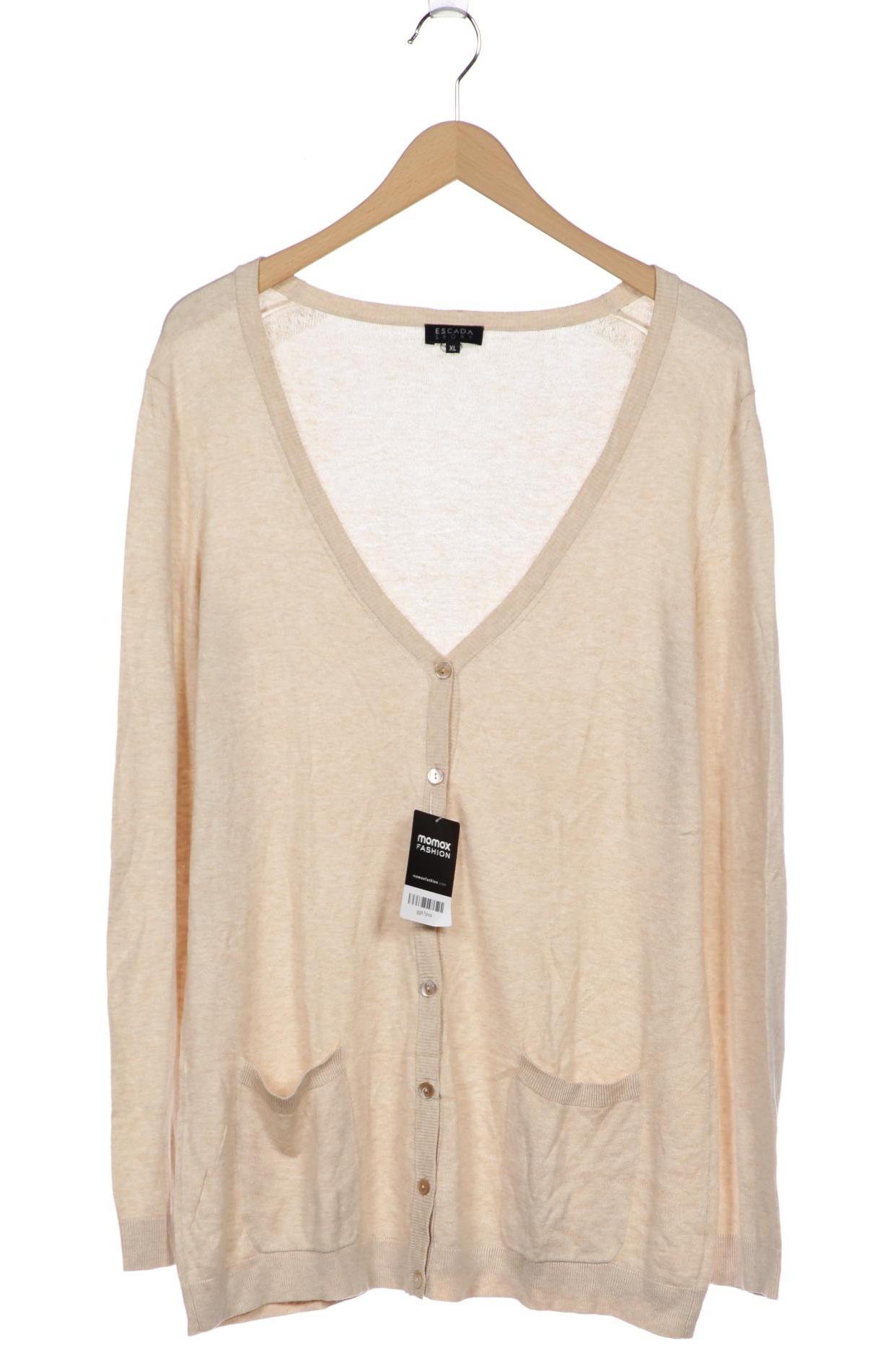 

Escada Damen Strickjacke, beige, Gr. 44