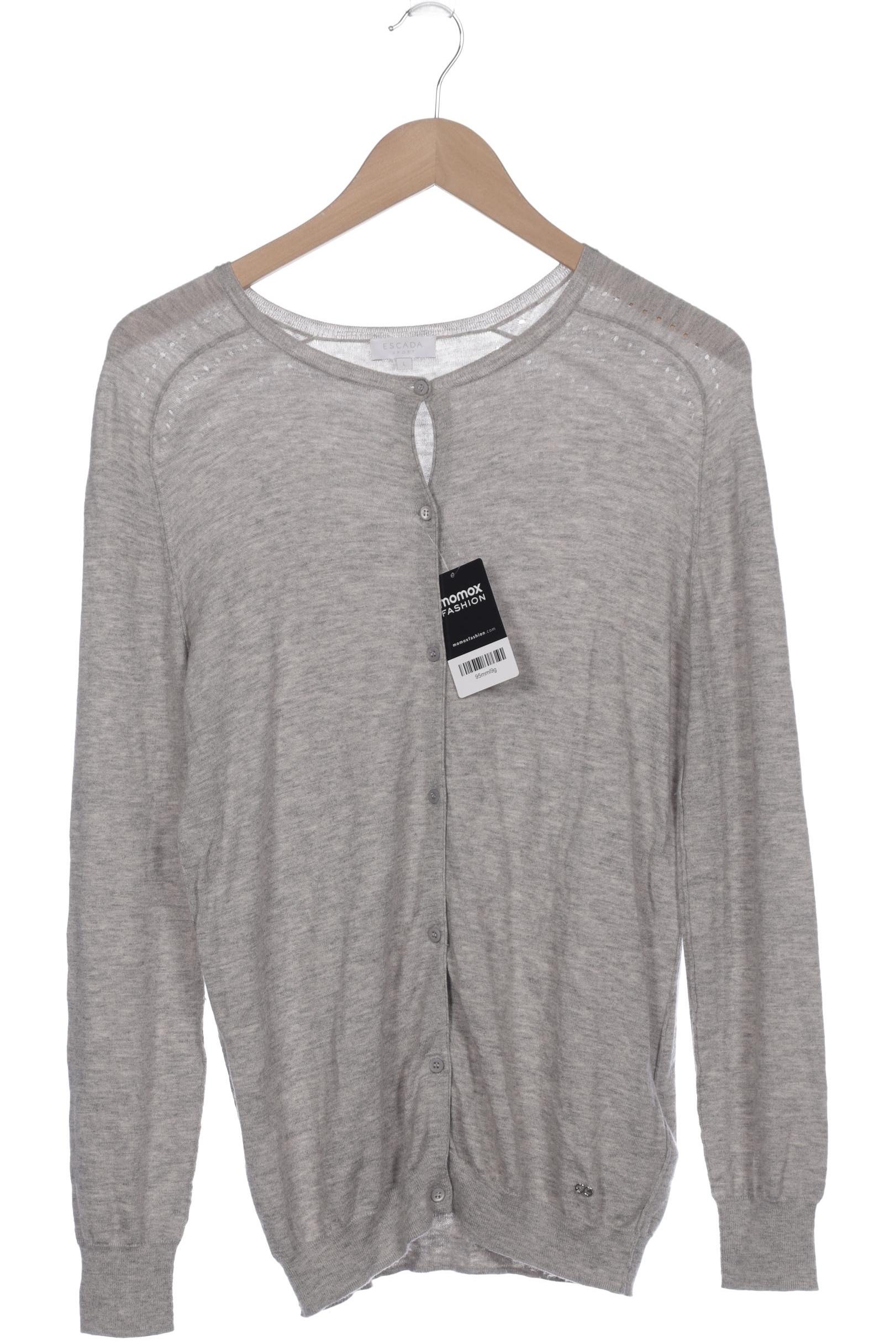 

Escada Damen Strickjacke, grau, Gr. 42