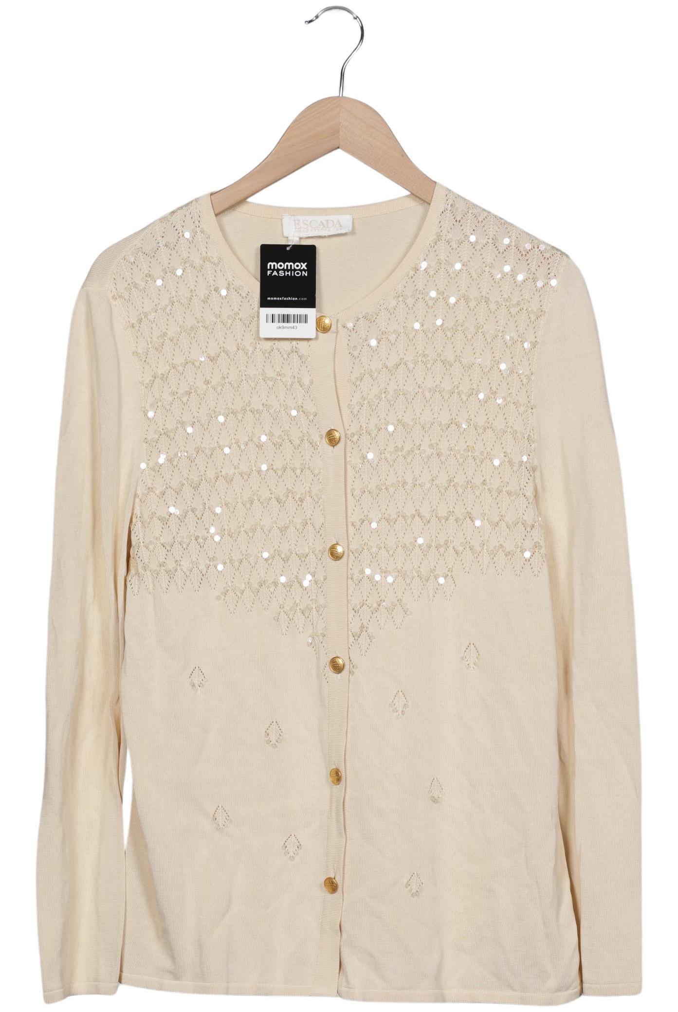 

Escada Damen Strickjacke, beige, Gr. 42