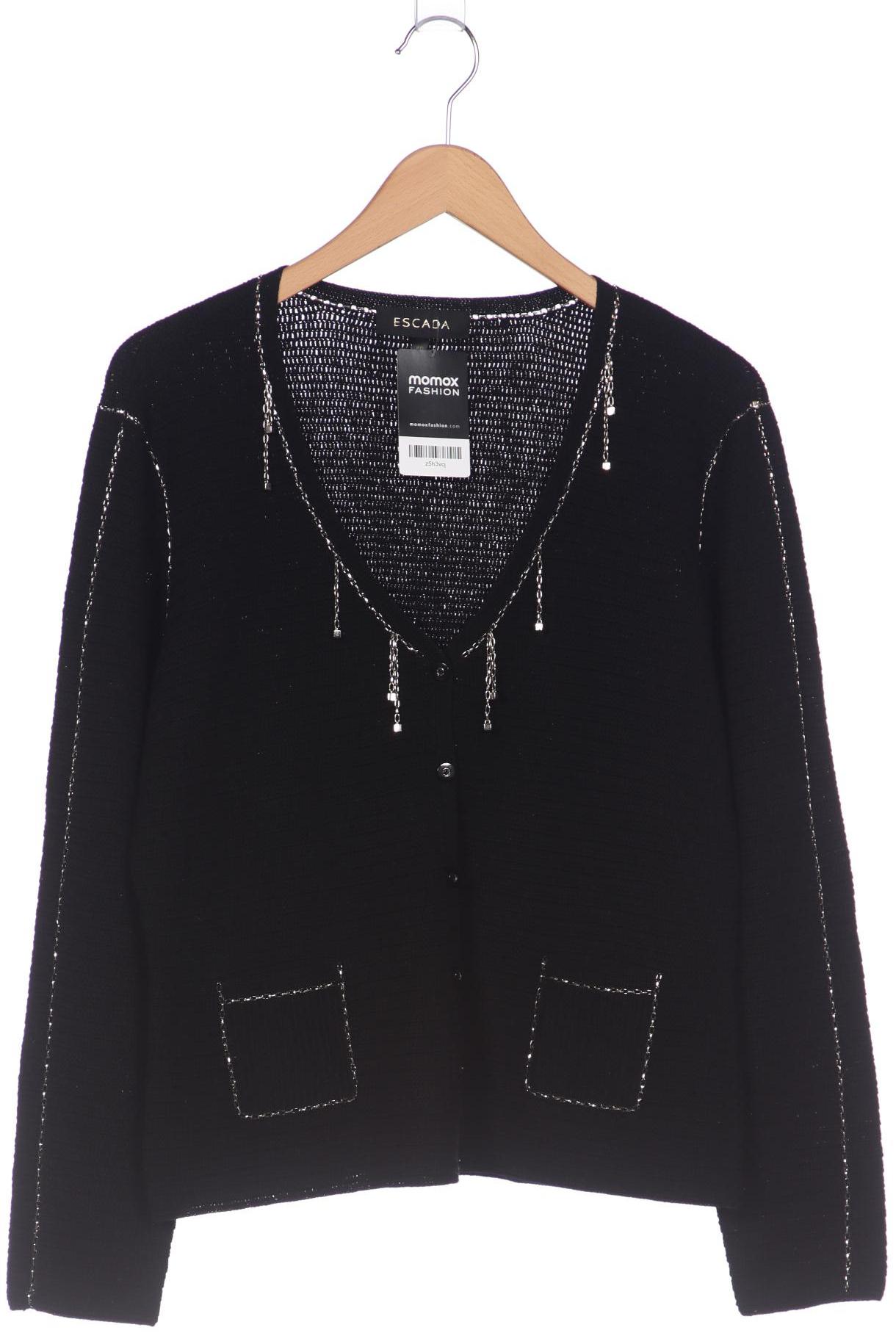 

Escada Damen Strickjacke, schwarz, Gr. 40