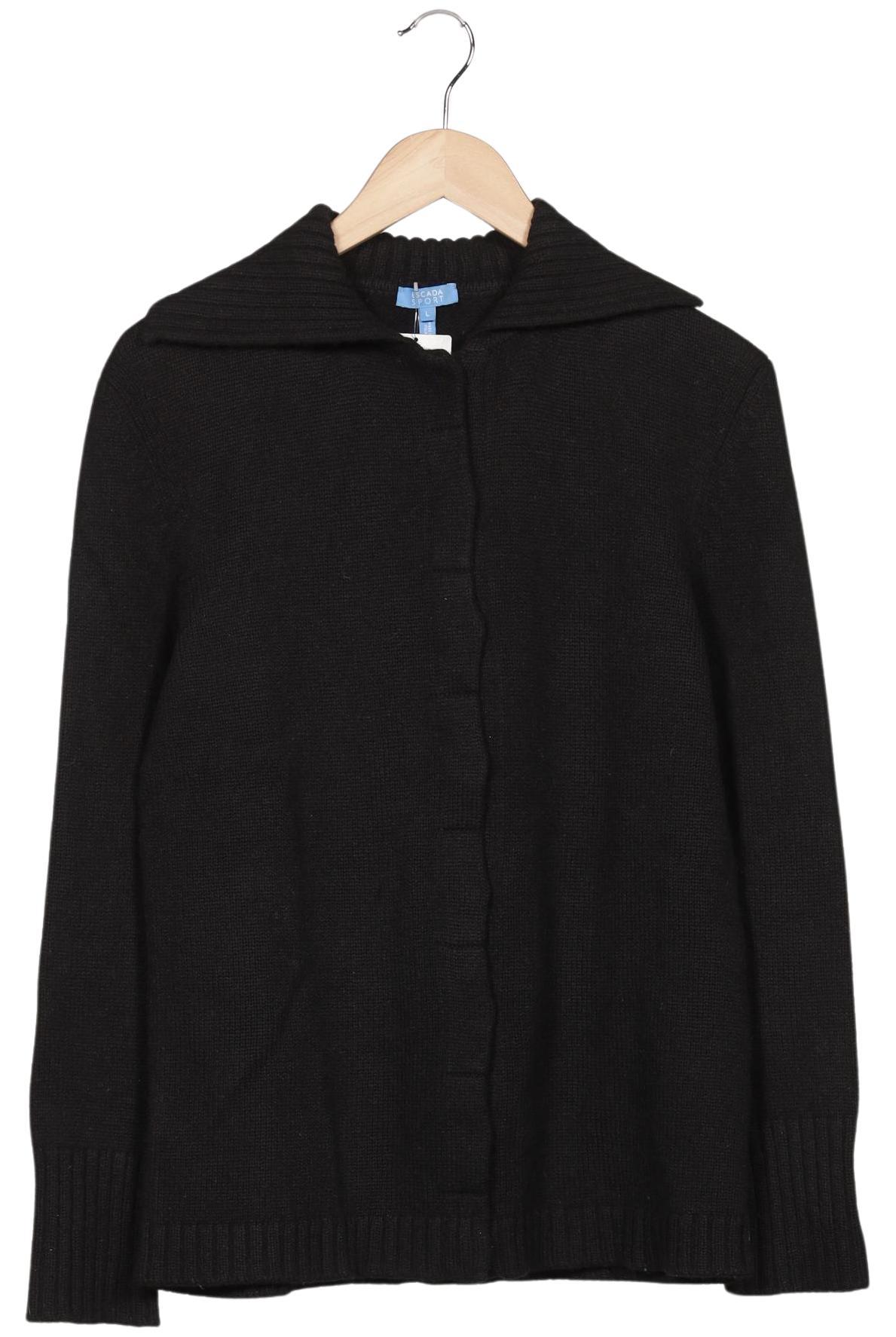 

Escada Damen Strickjacke, schwarz, Gr. 42