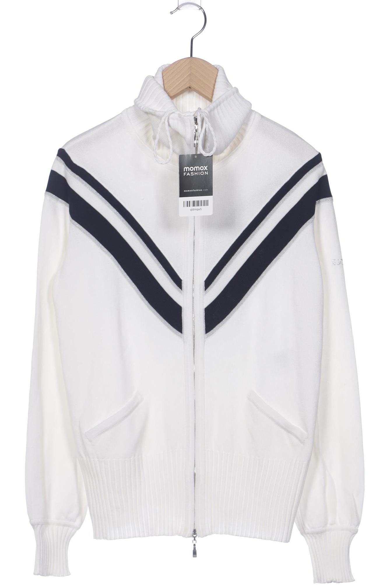 

Escada Damen Strickjacke, weiß, Gr. 38