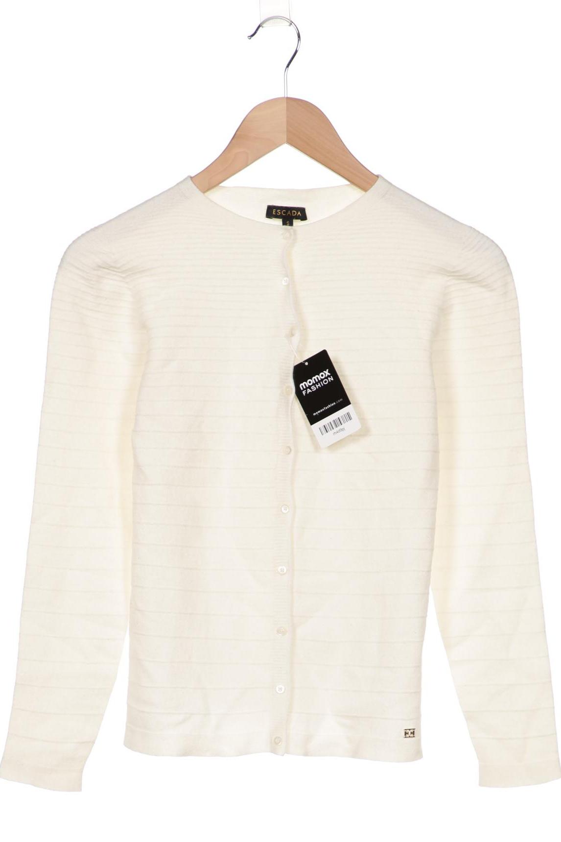 

Escada Damen Strickjacke, cremeweiß, Gr. 36