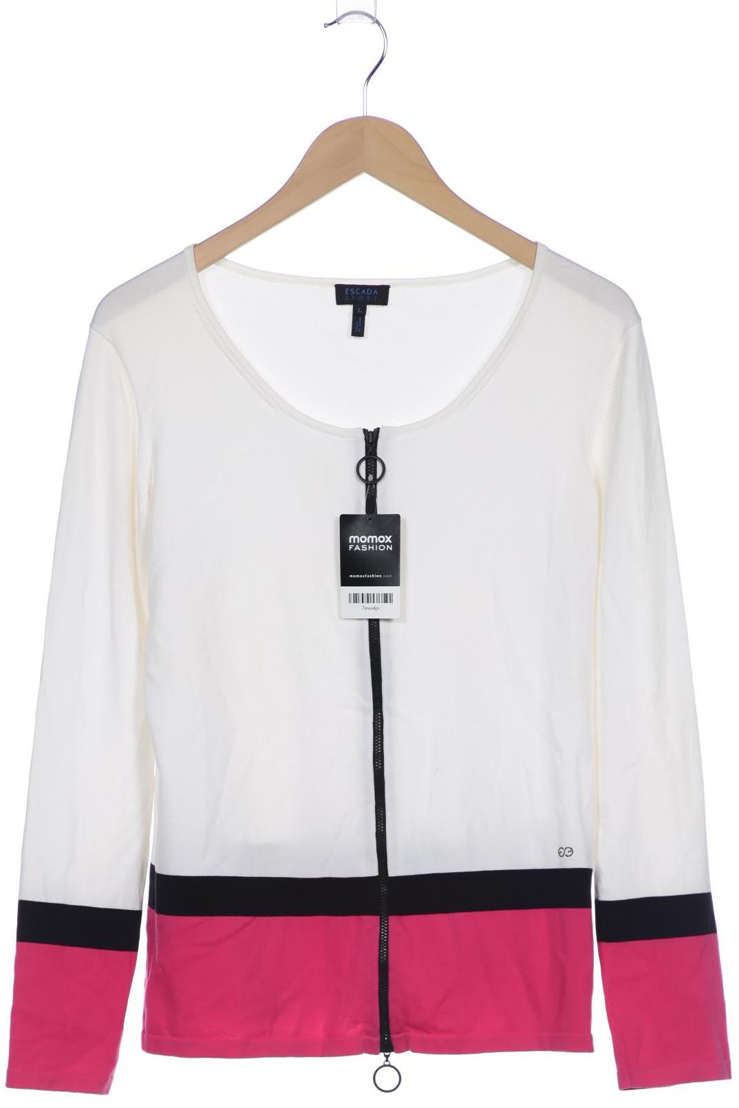 

Escada Damen Strickjacke, weiß, Gr. 42