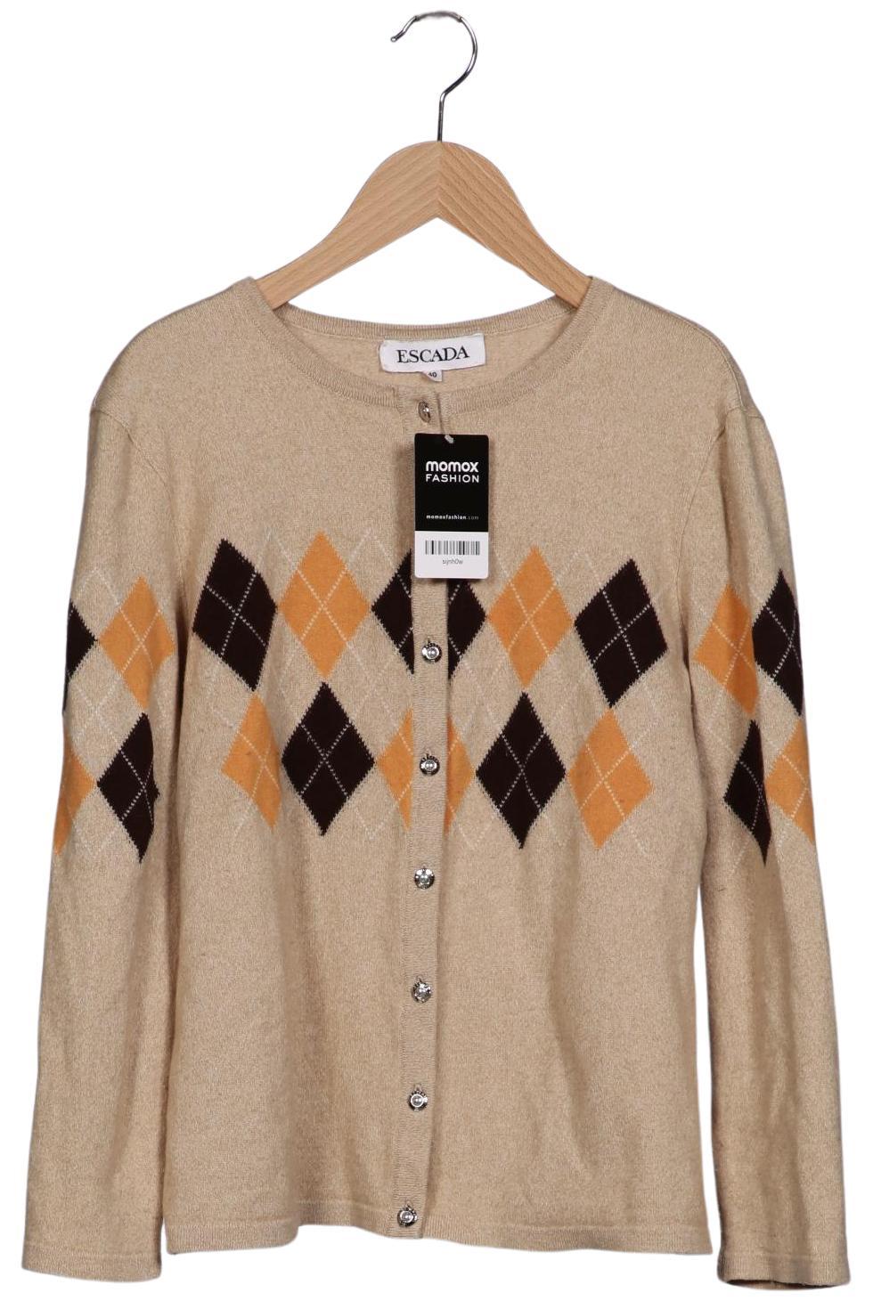 

Escada Damen Strickjacke, beige, Gr. 40