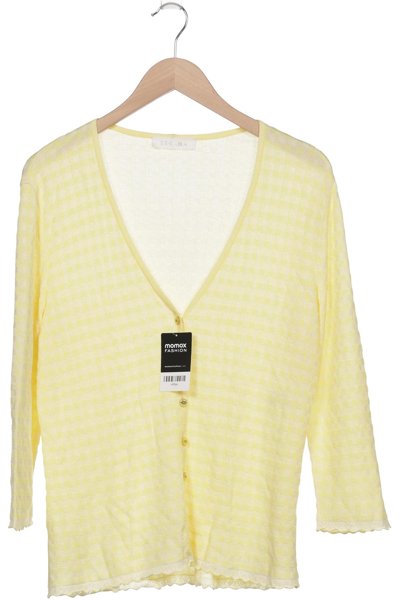 

Escada Damen Strickjacke, gelb, Gr. 44