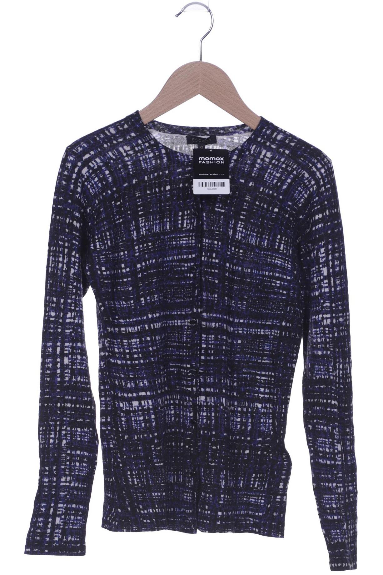 

Escada Damen Strickjacke, marineblau, Gr. 34