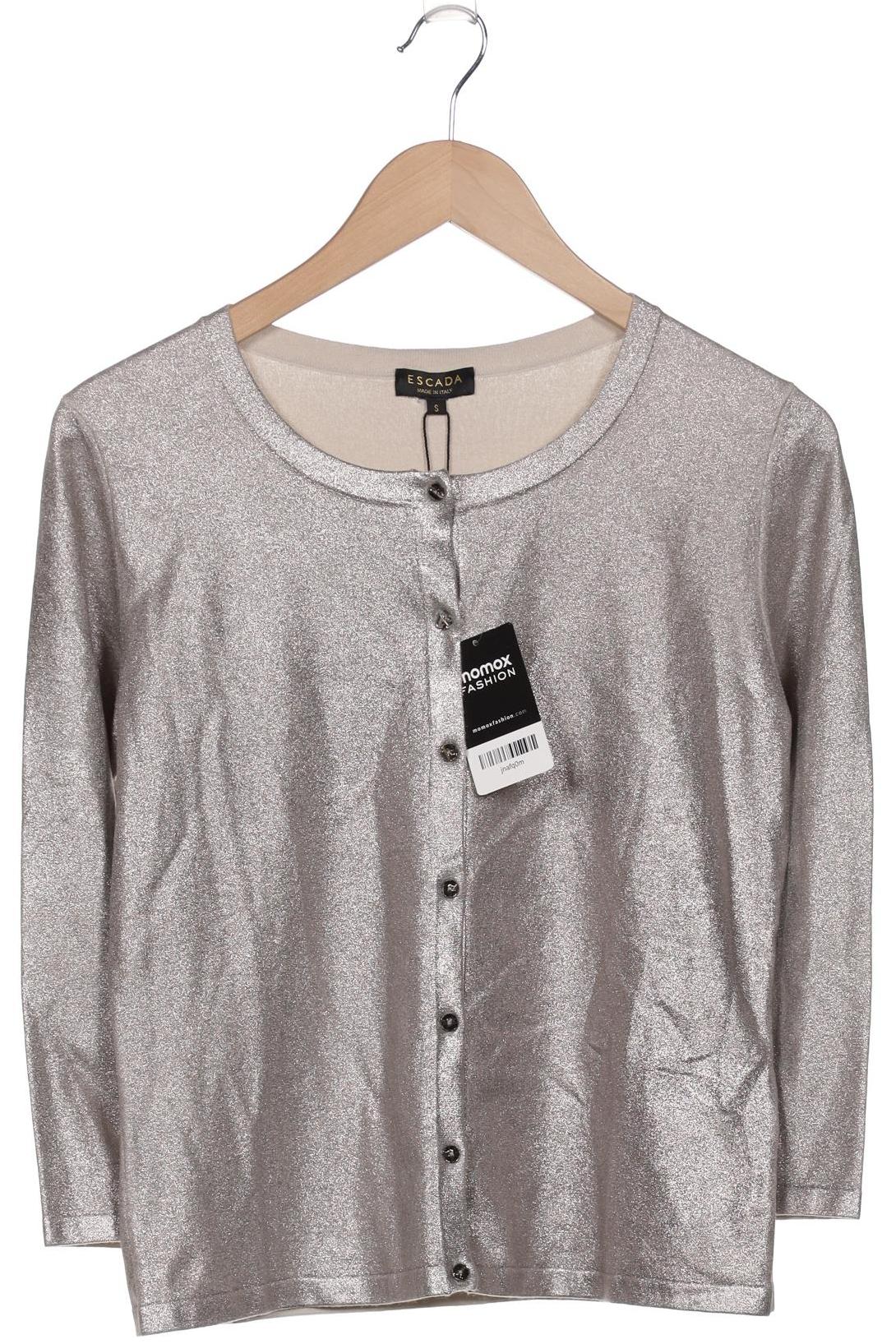 

Escada Damen Strickjacke, silber, Gr. 36