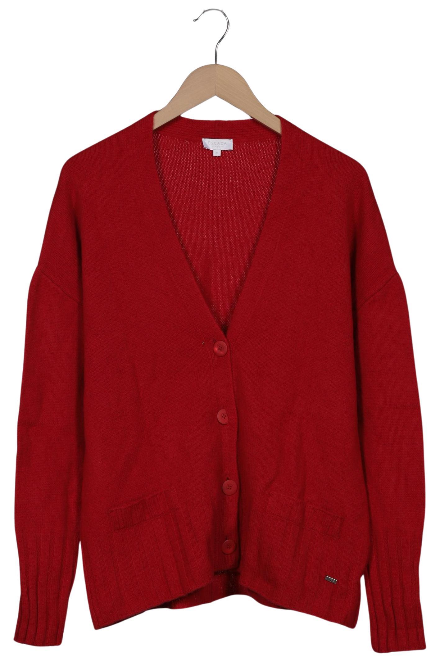 

Escada Damen Strickjacke, rot, Gr. 44