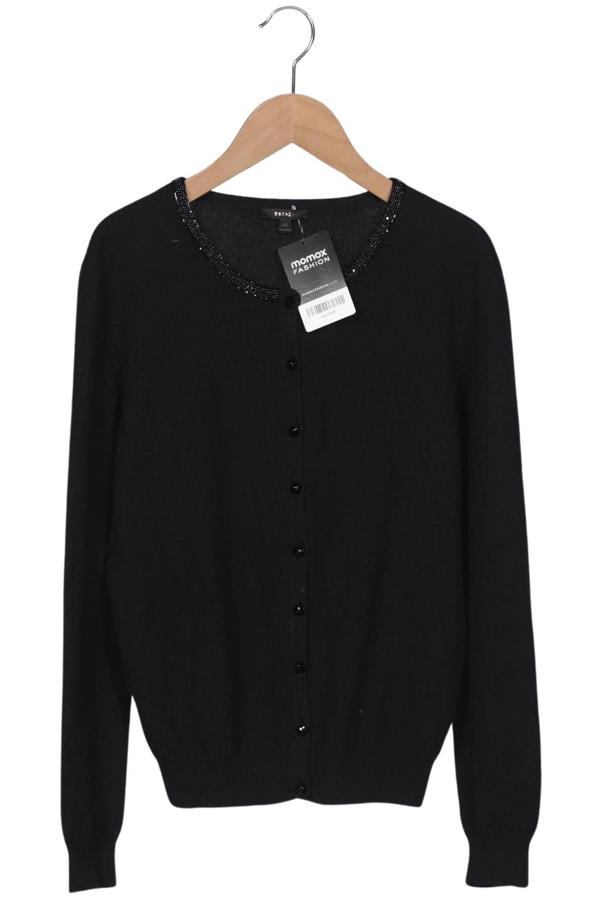 

Escada Damen Strickjacke, schwarz, Gr. 40