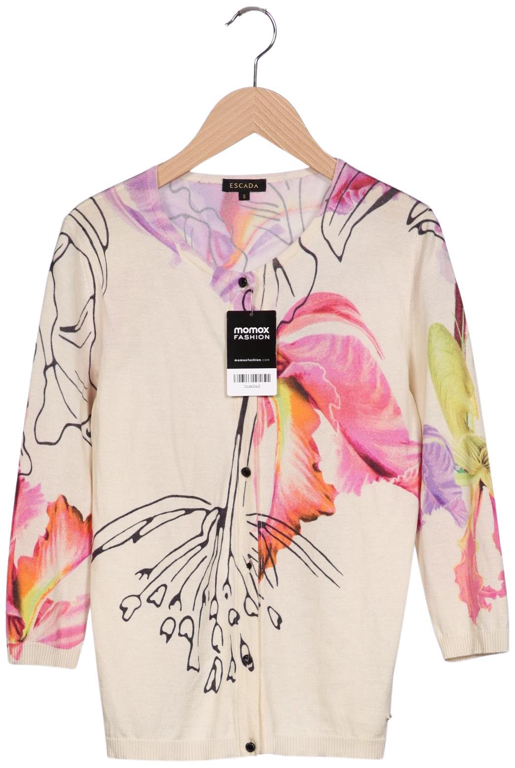 

Escada Damen Strickjacke, cremeweiß, Gr. 36