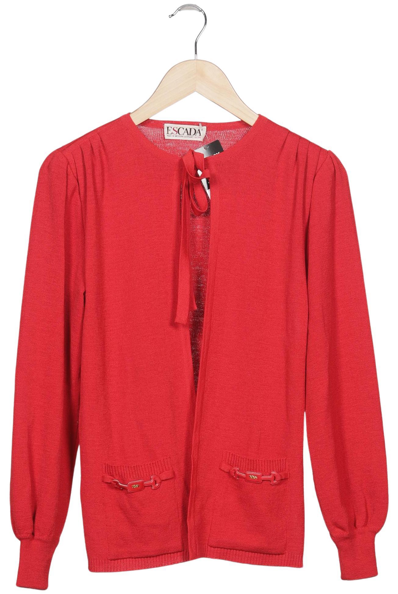 

Escada Damen Strickjacke, rot, Gr. 40