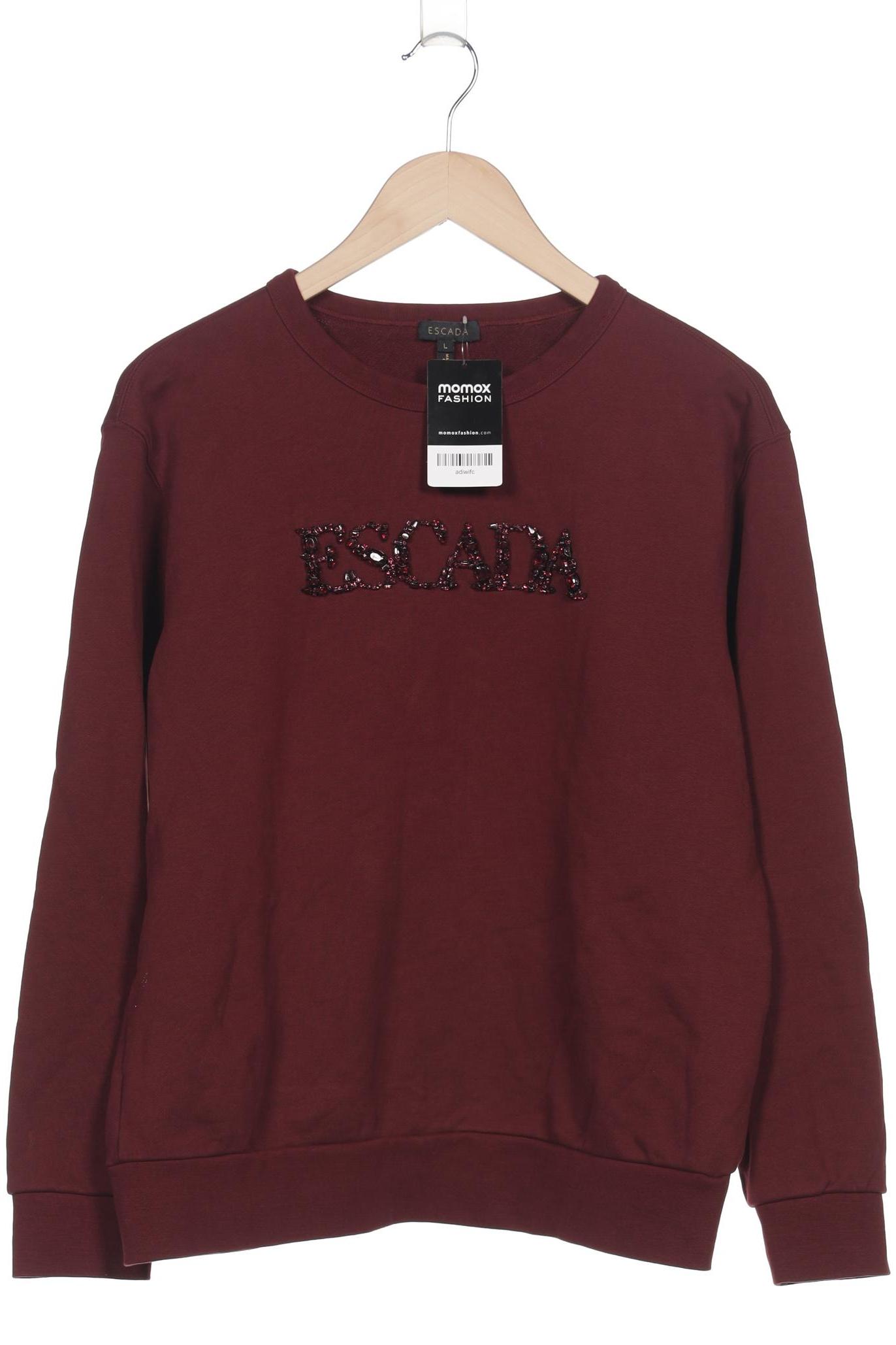

Escada Damen Sweatshirt, bordeaux, Gr. 42