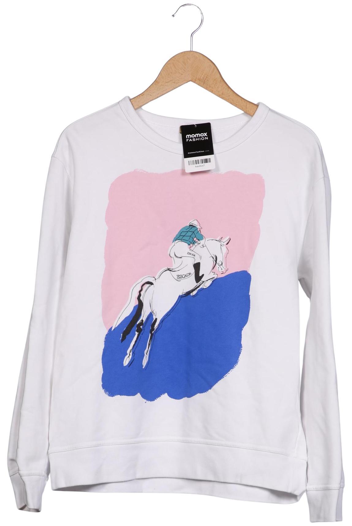 

Escada Damen Sweatshirt, weiß, Gr. 38