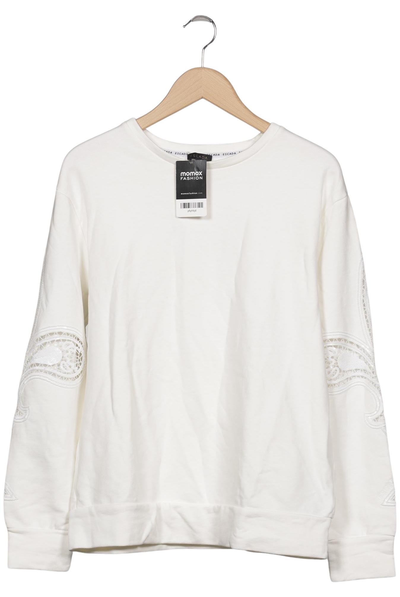 

Escada Damen Sweatshirt, cremeweiß, Gr. 38