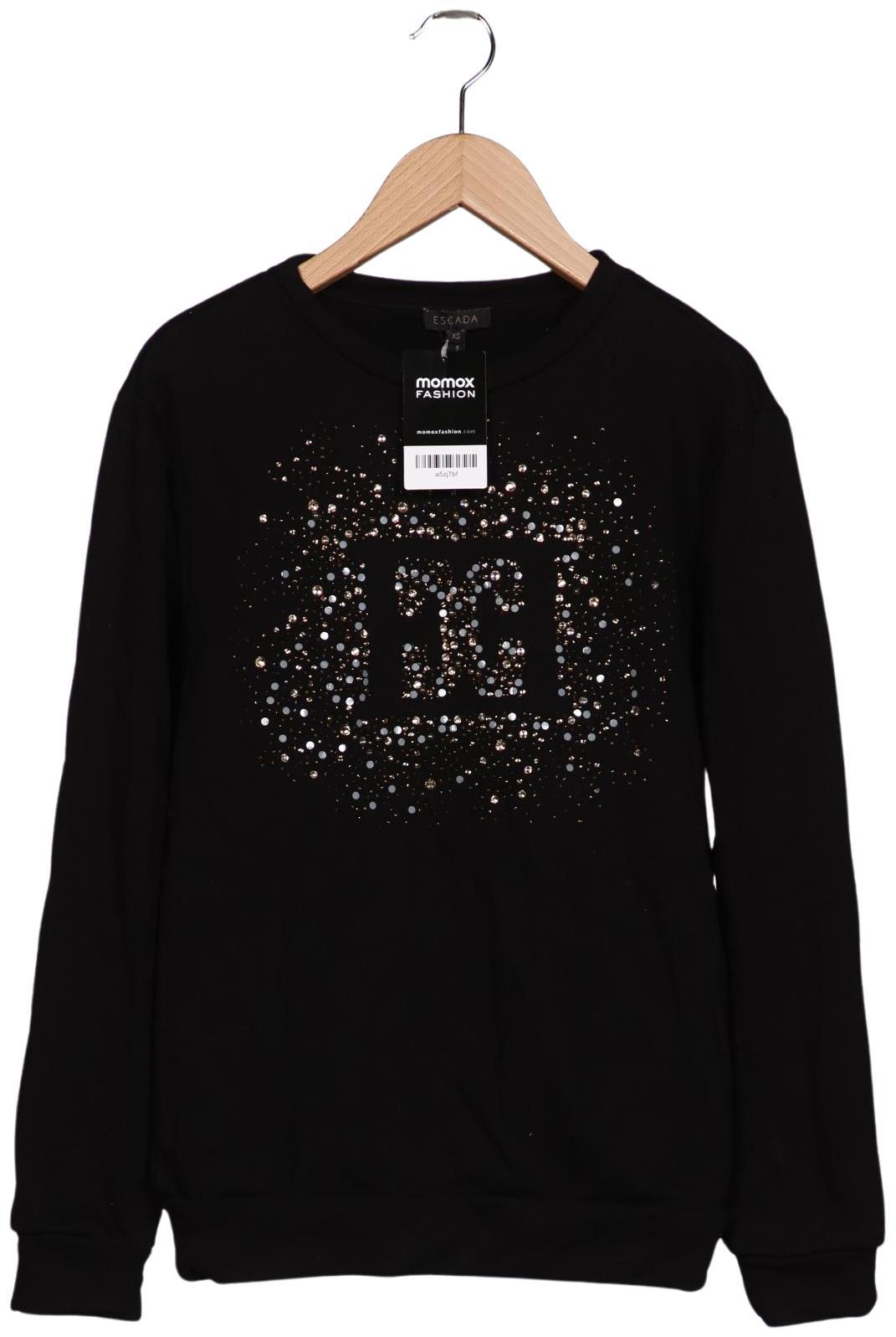 

Escada Damen Sweatshirt, schwarz, Gr. 34