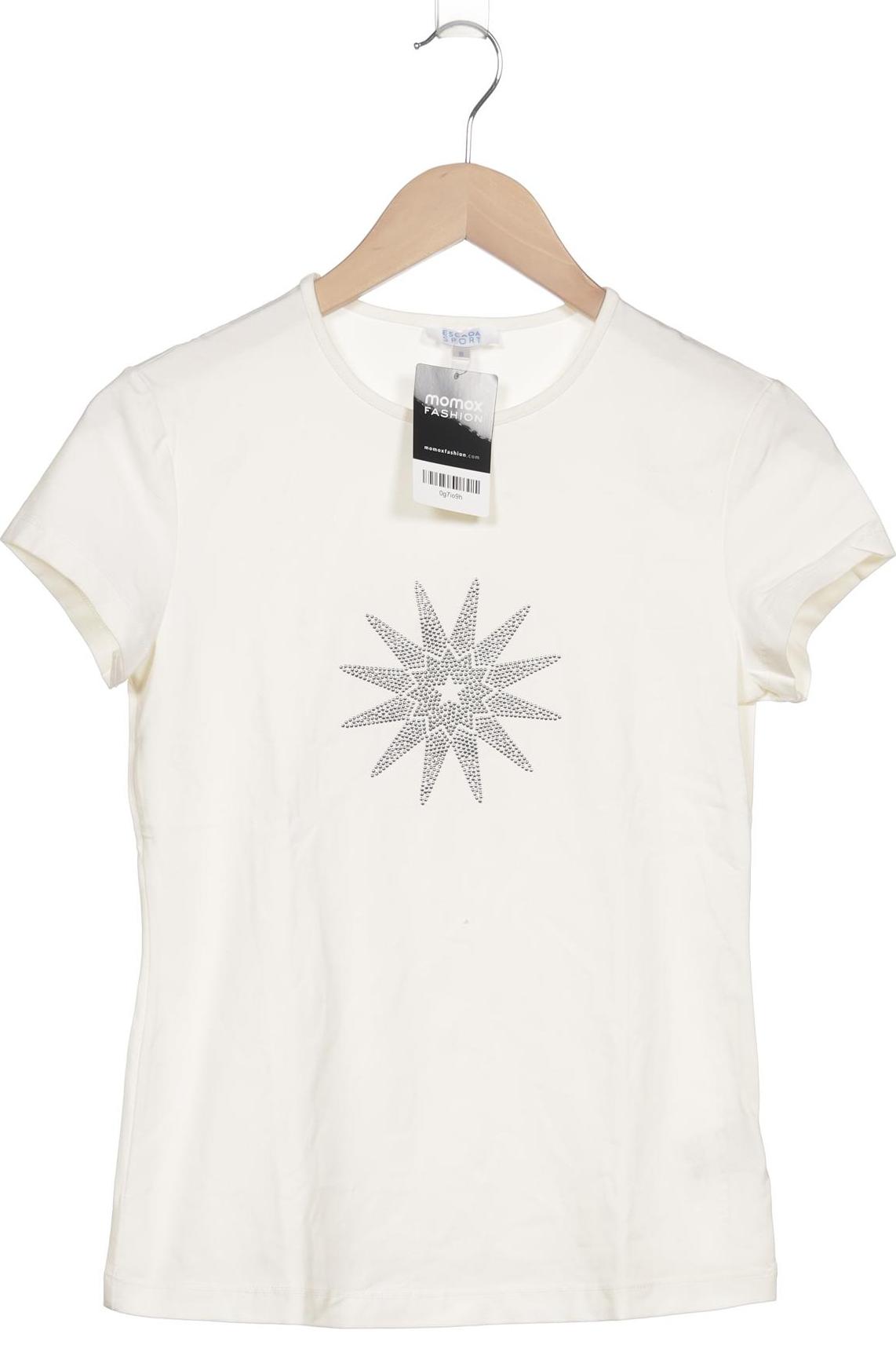 

Escada Damen T-Shirt, cremeweiß, Gr. 36