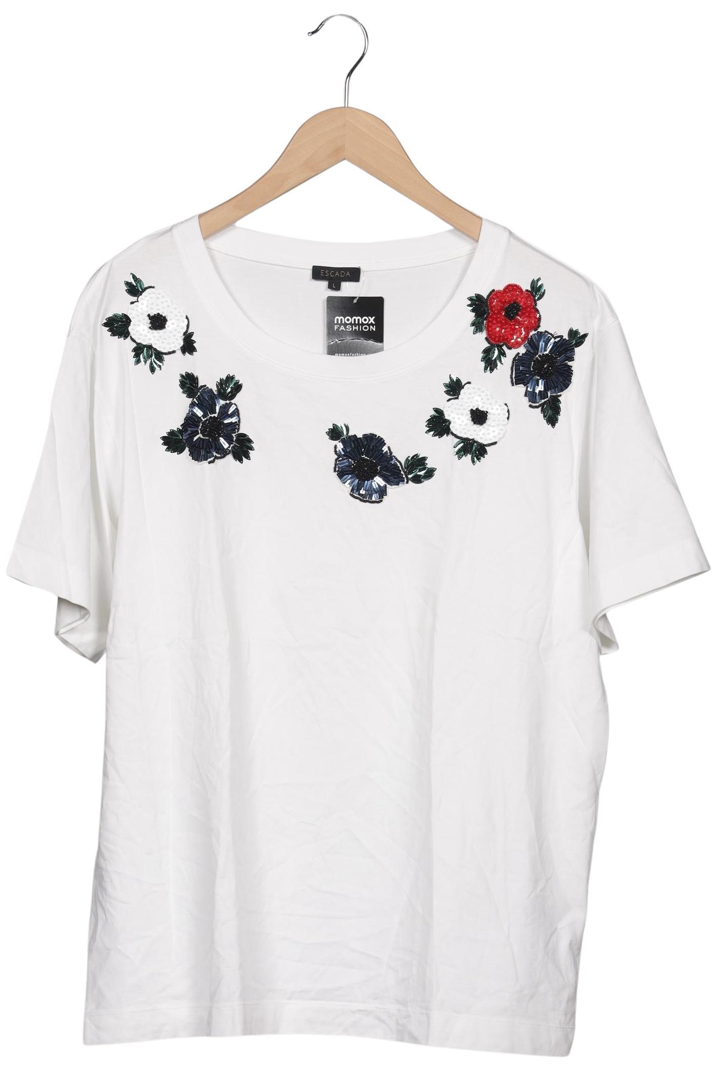 

Escada Damen T-Shirt, weiß, Gr. 42