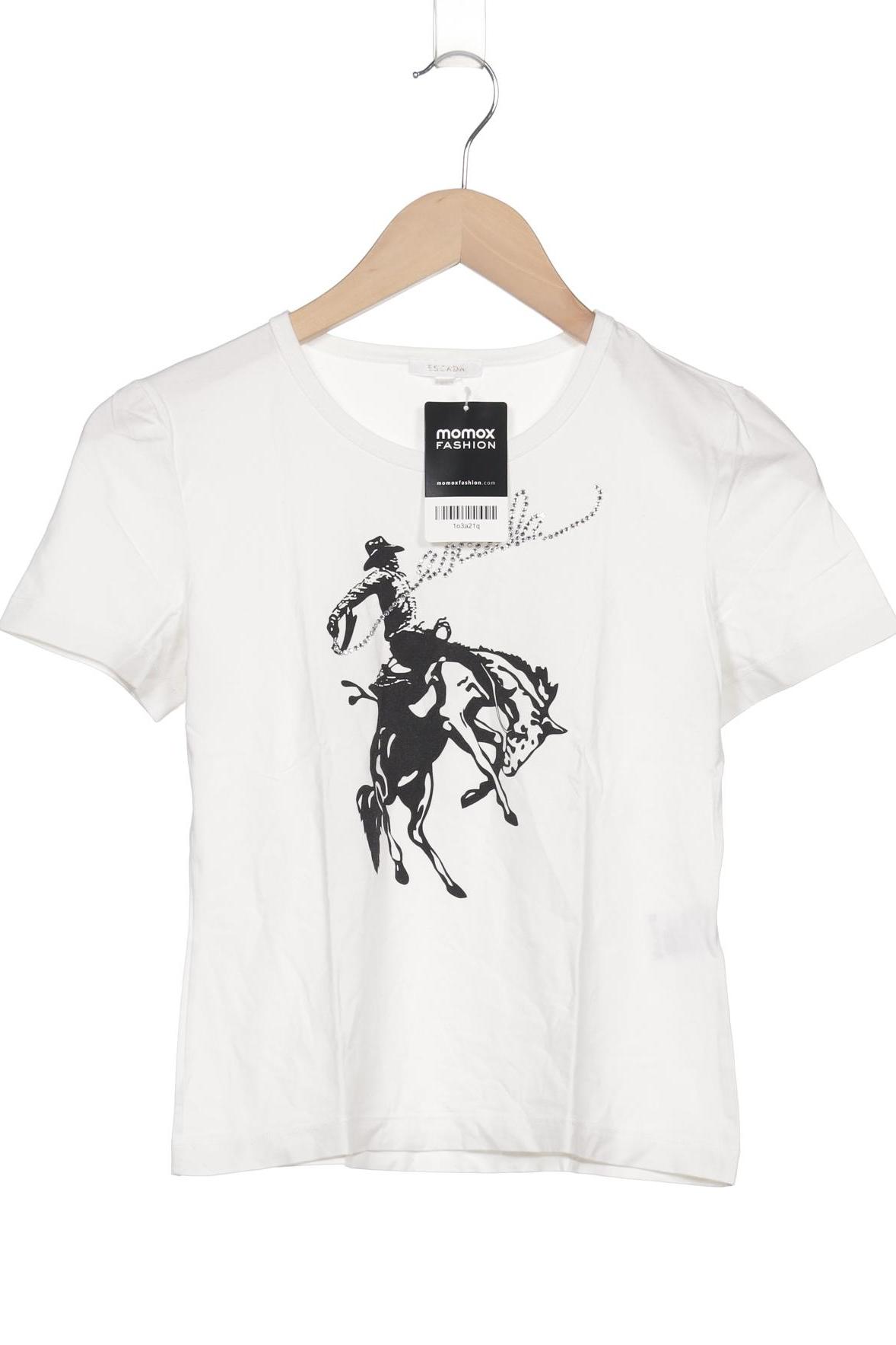 

Escada Damen T-Shirt, weiß, Gr. 36