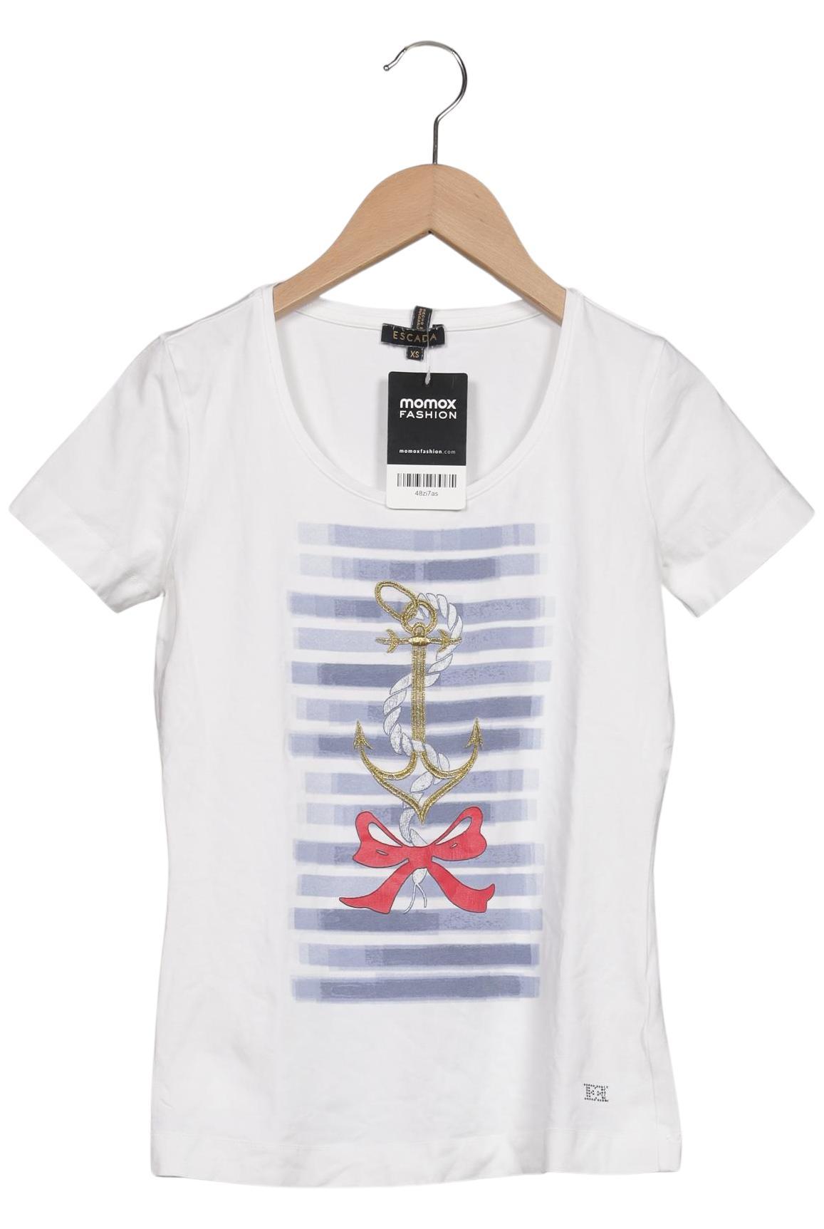 

Escada Damen T-Shirt, weiß, Gr. 34