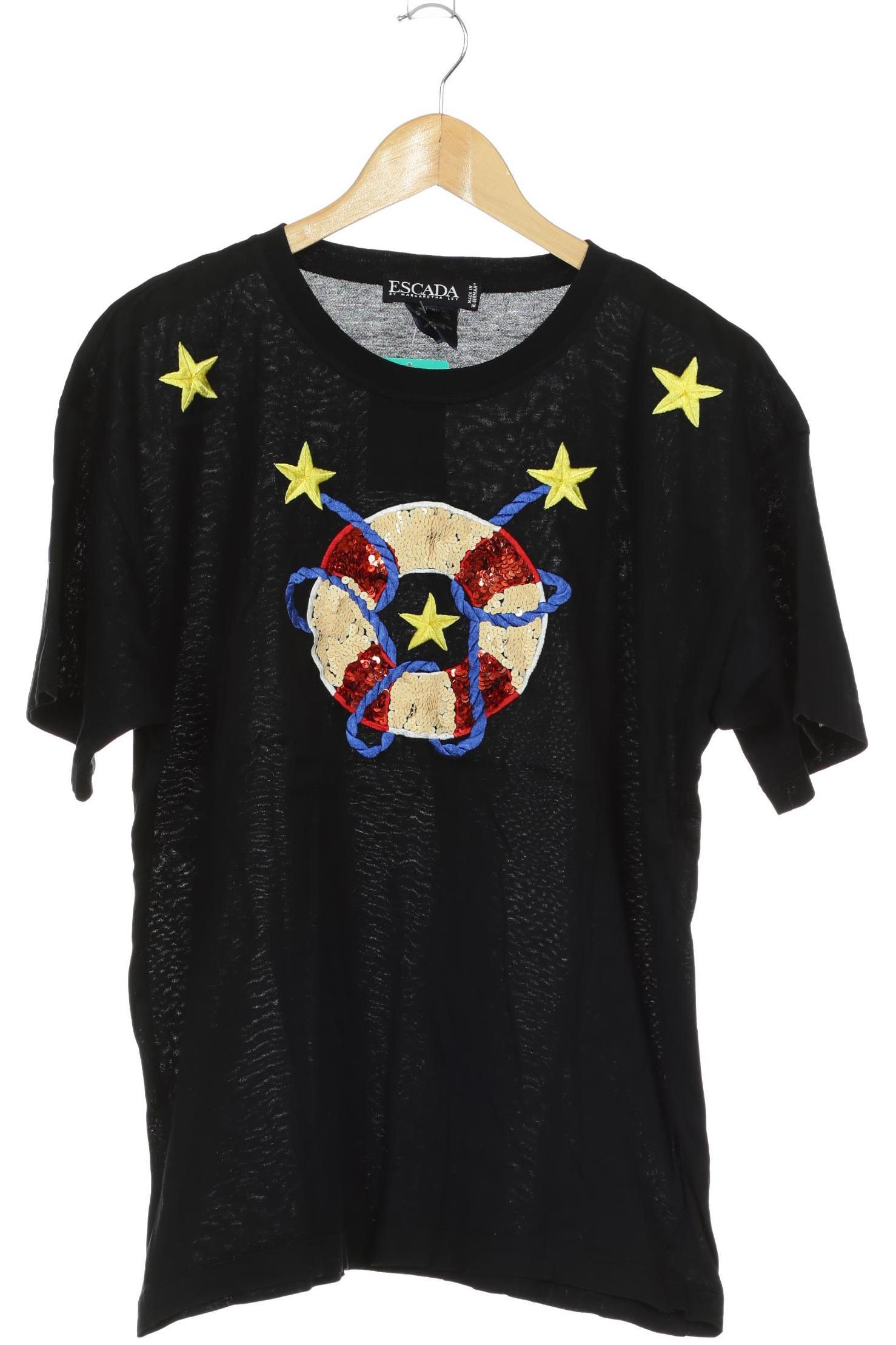 

Escada Damen T-Shirt, schwarz, Gr. 42