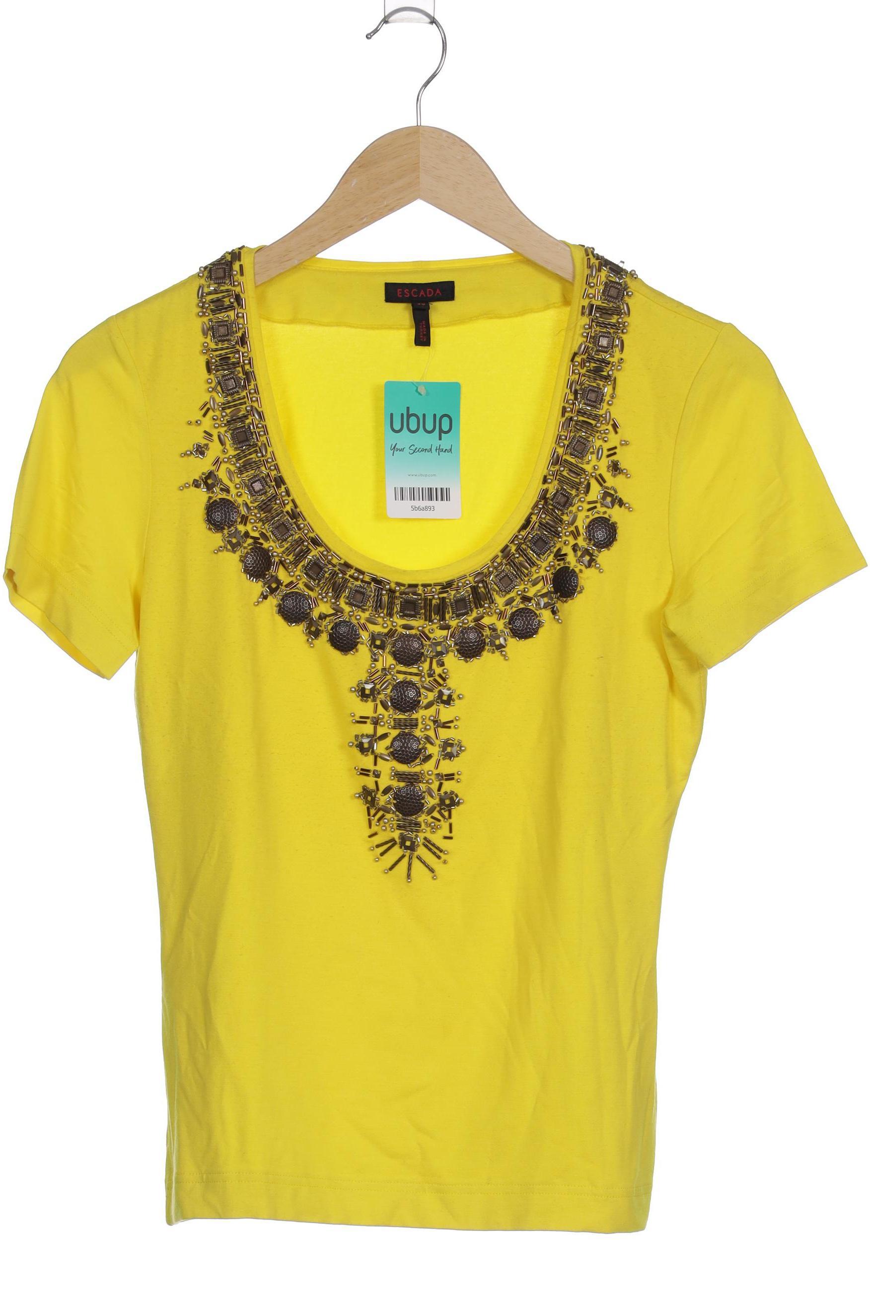 

Escada Damen T-Shirt, gelb, Gr. 36