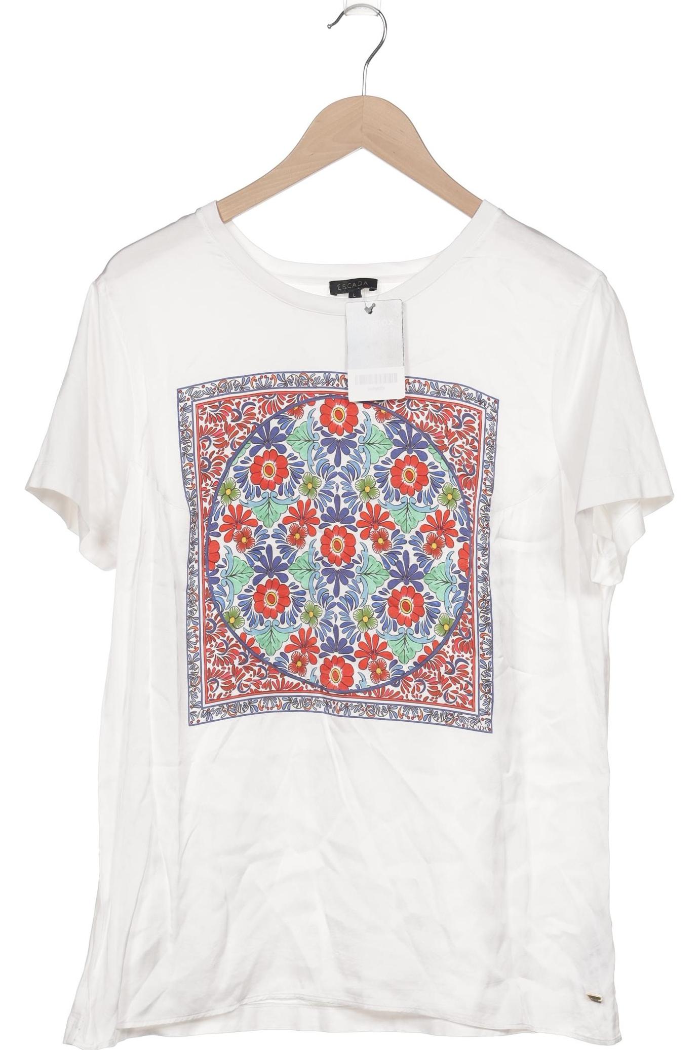 

Escada Damen T-Shirt, weiß, Gr. 42