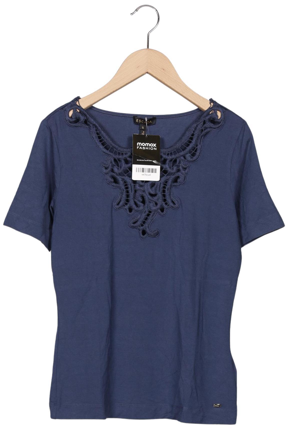 

Escada Damen T-Shirt, marineblau, Gr. 36