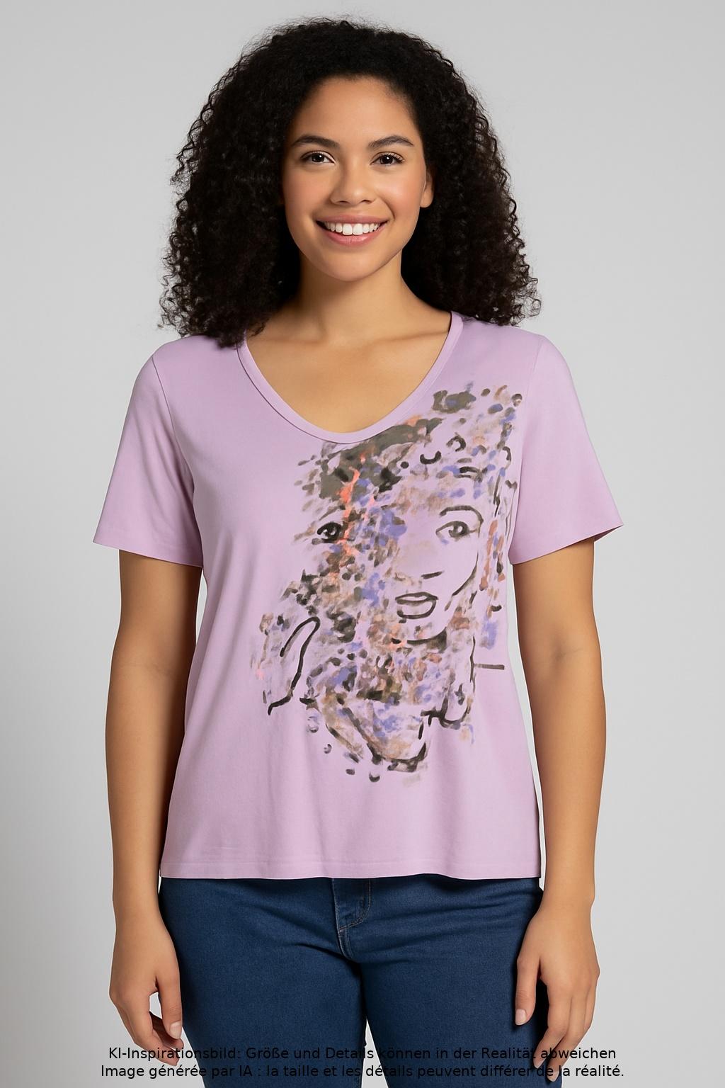 

Escada Damen T-Shirt, flieder, Gr. 42