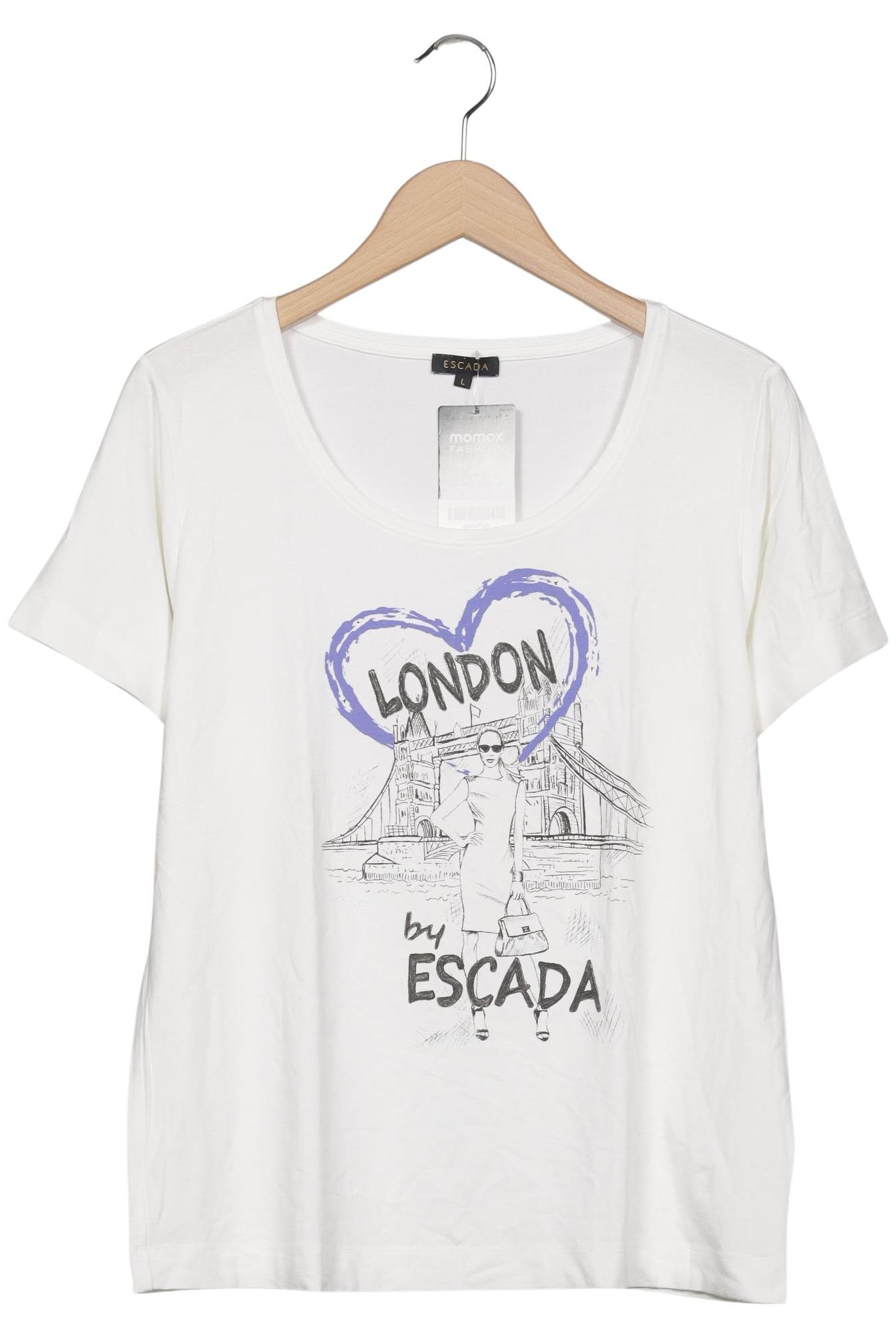 

Escada Damen T-Shirt, weiß, Gr. 42