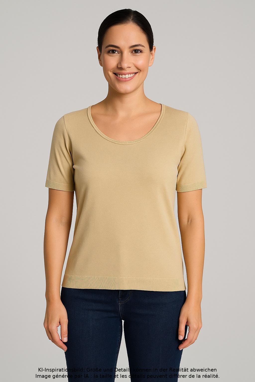 

Escada Damen T-Shirt, beige, Gr. 42