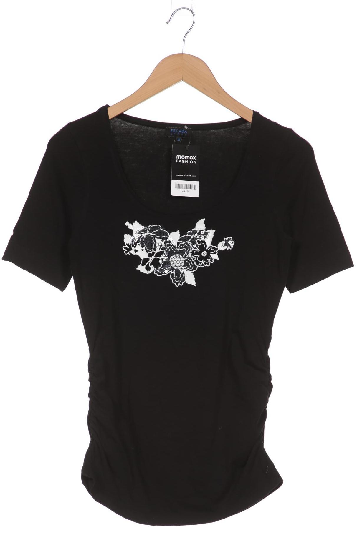 

Escada Damen T-Shirt, schwarz, Gr. 38