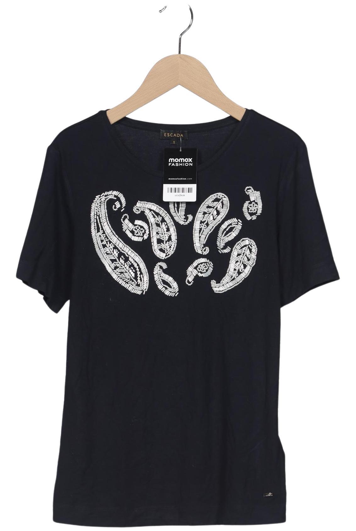 

Escada Damen T-Shirt, marineblau, Gr. 36