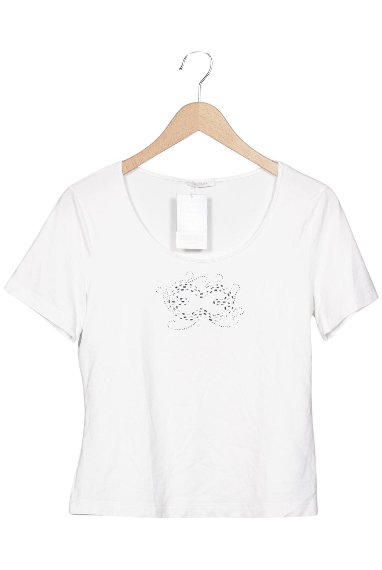 

Escada Damen T-Shirt, weiß, Gr. 36