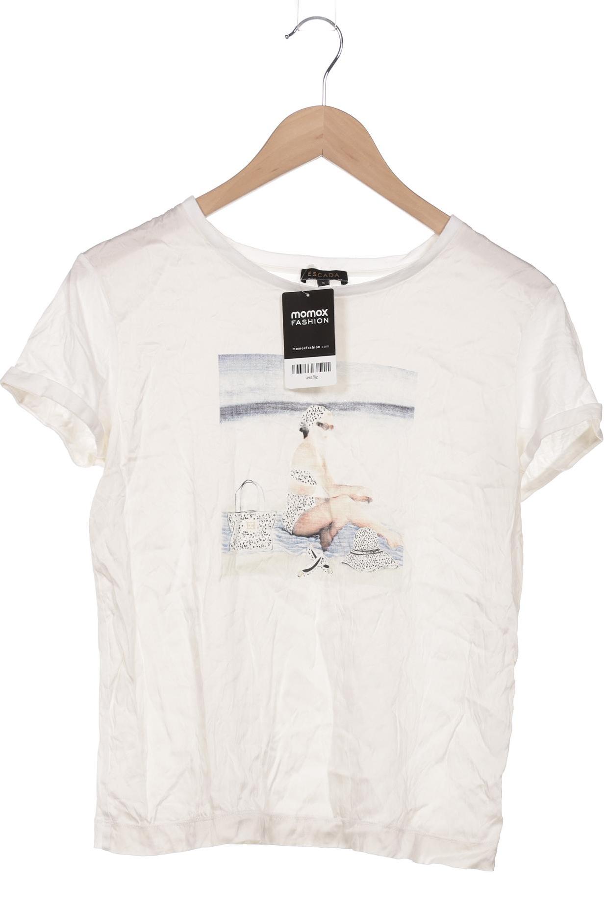 

Escada Damen T-Shirt, cremeweiß, Gr. 36