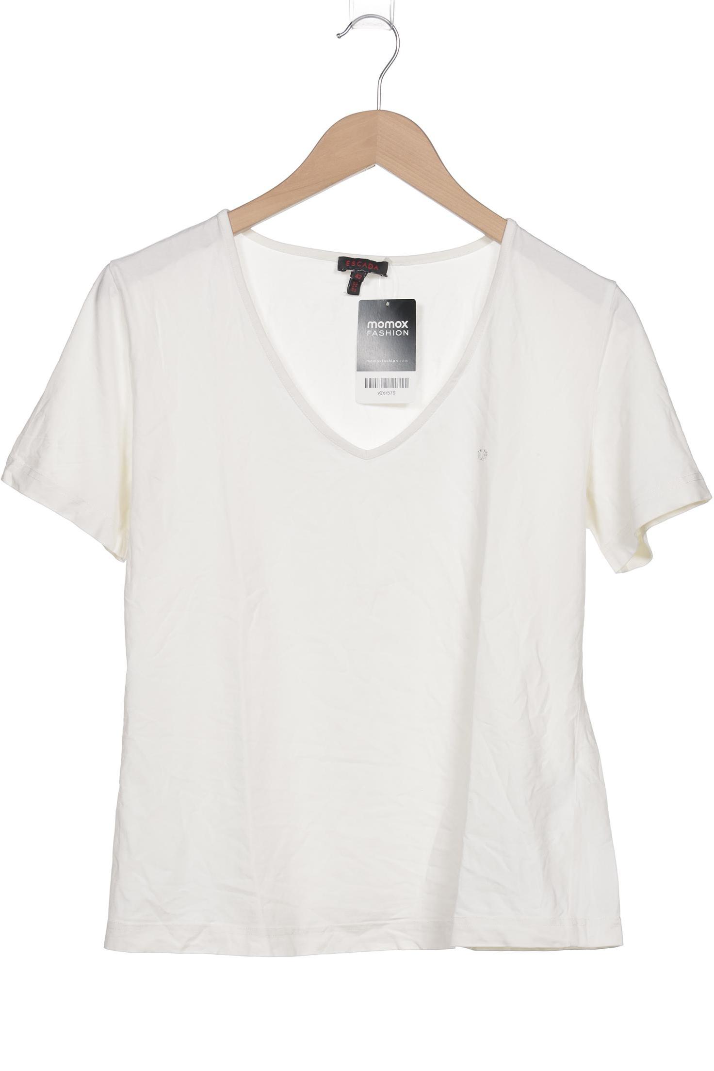 

Escada Damen T-Shirt, cremeweiß, Gr. 42