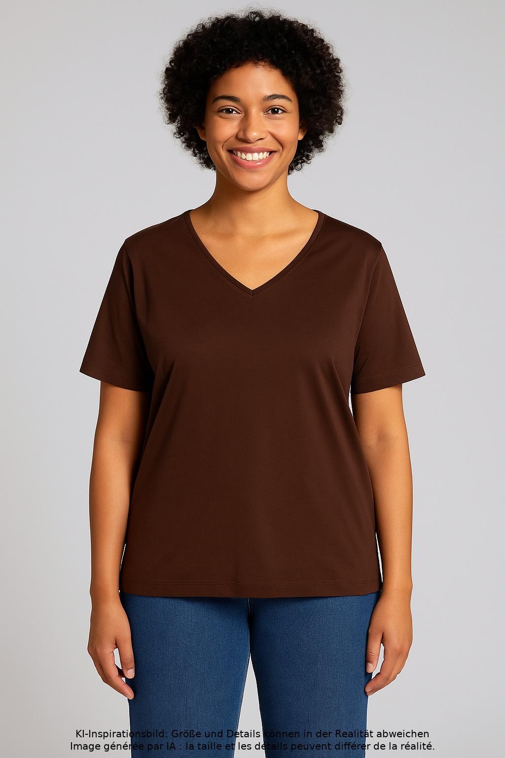

Escada Damen T-Shirt, braun, Gr. 44