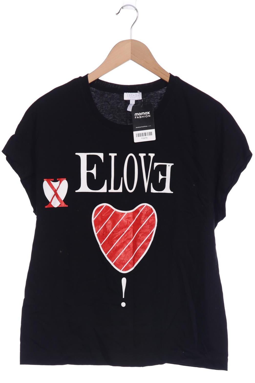 

Escada Damen T-Shirt, schwarz, Gr. 42