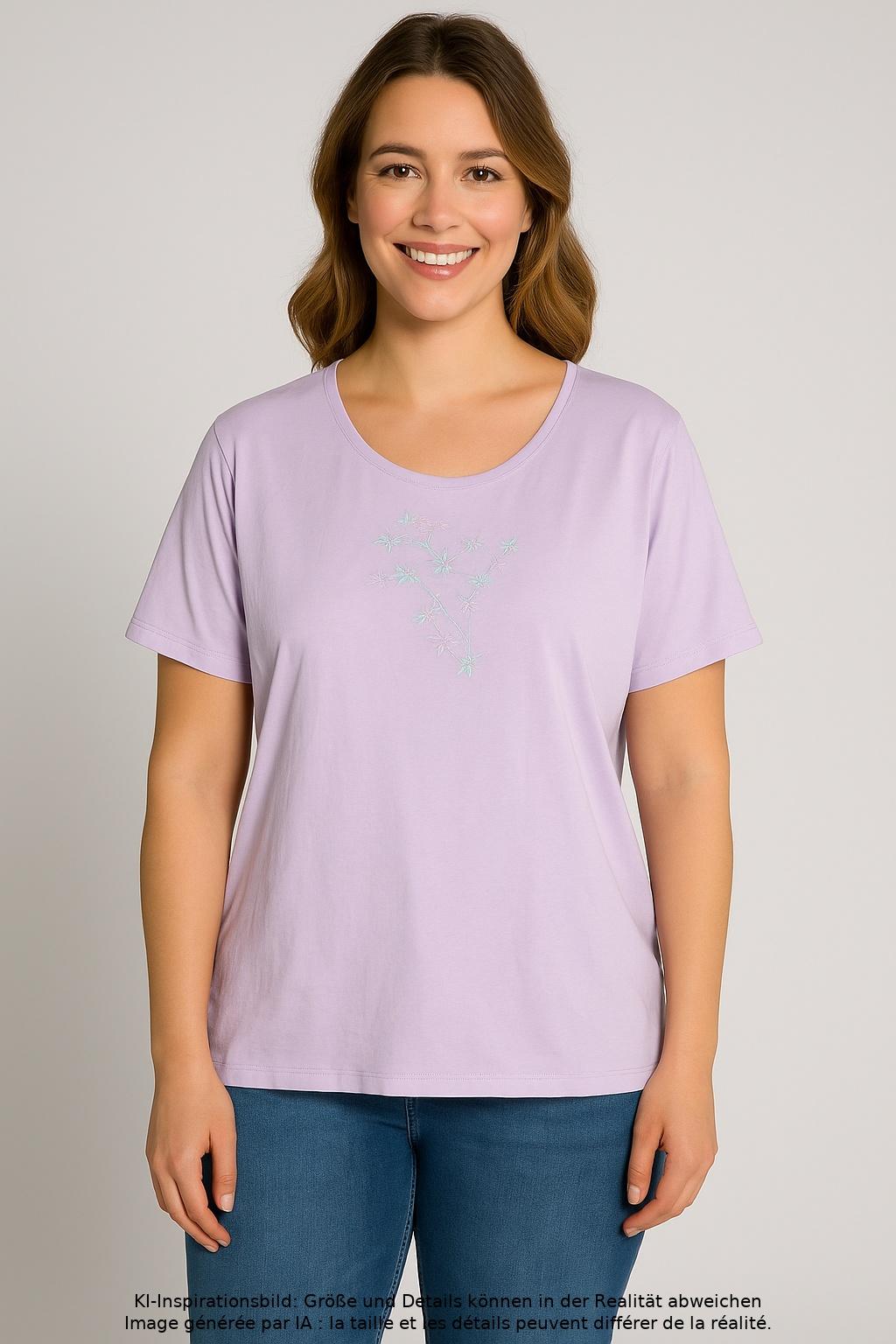 

Escada Damen T-Shirt, flieder, Gr. 44