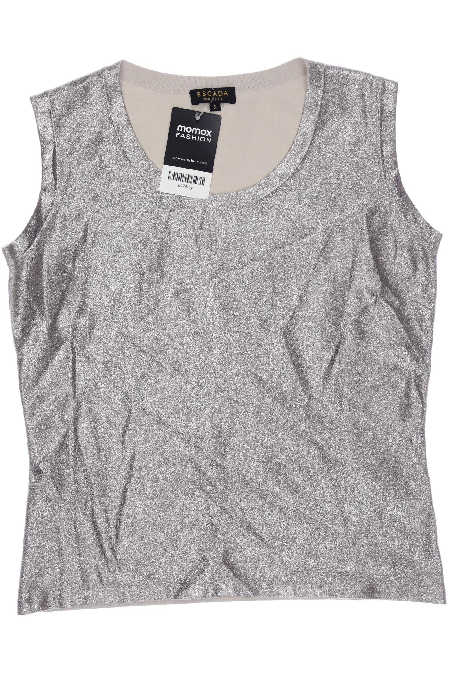 

Escada Damen Top, silber, Gr. 36