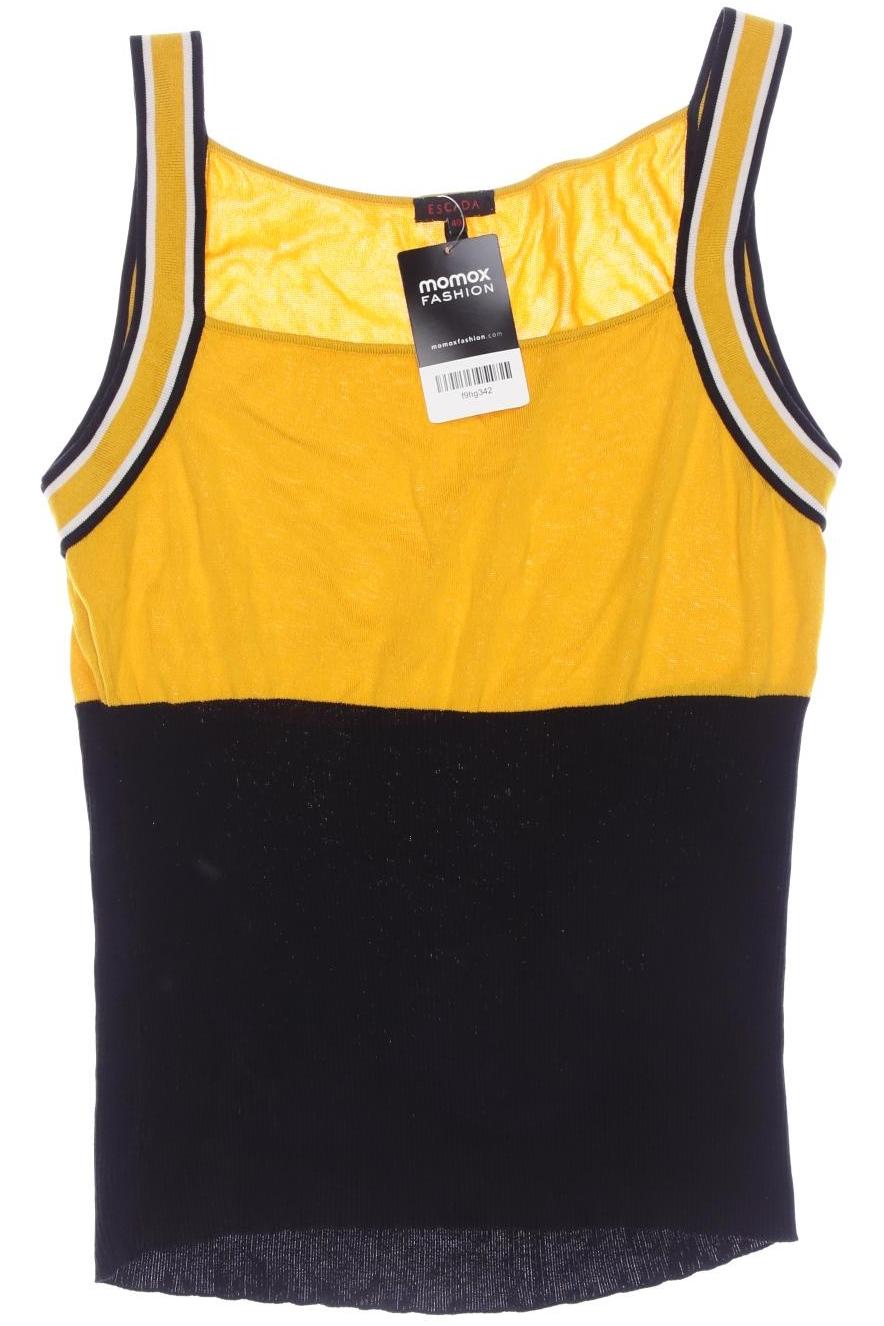 

Escada Damen Top, gelb, Gr. 40