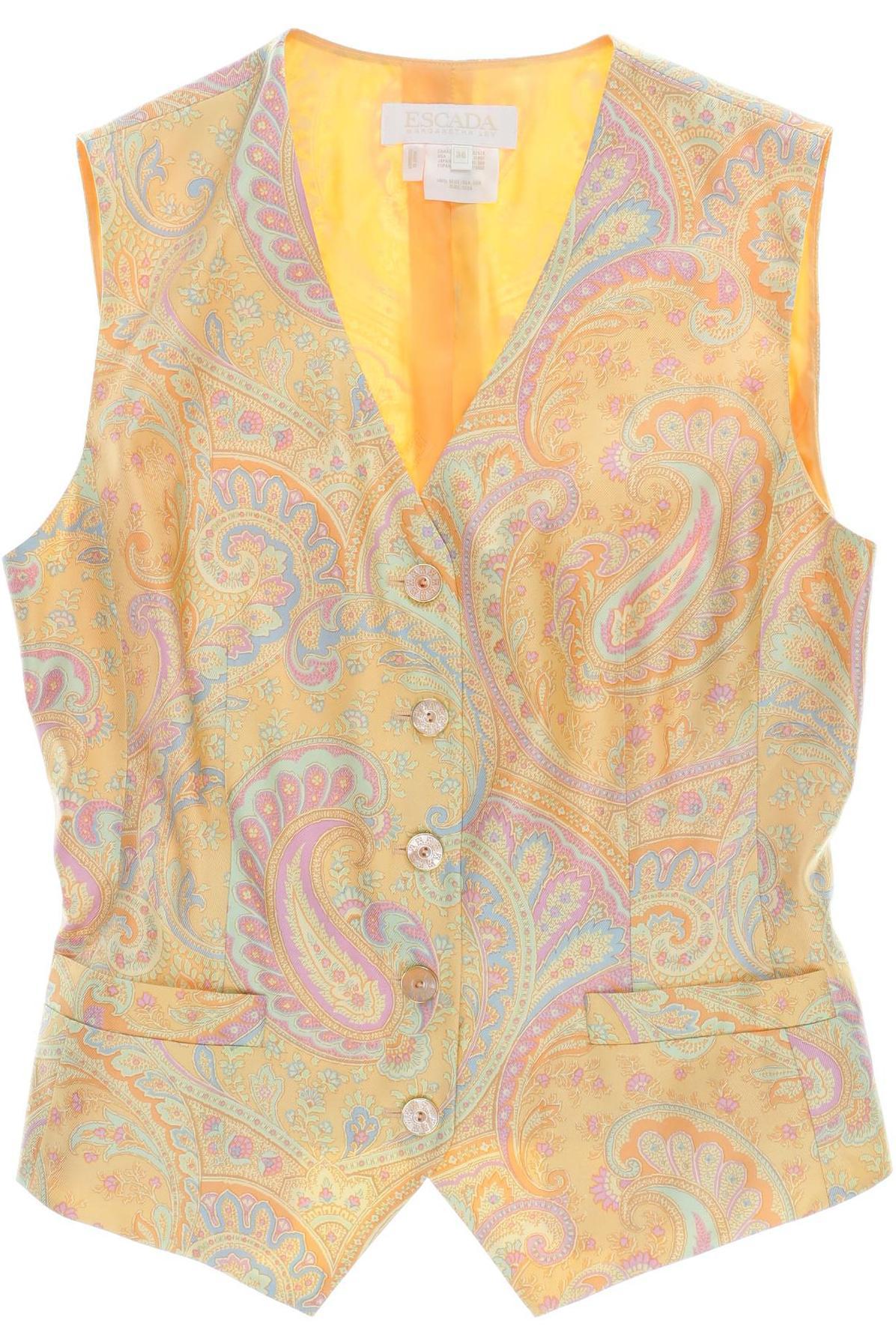 

Escada Damen Weste, gelb, Gr. 36