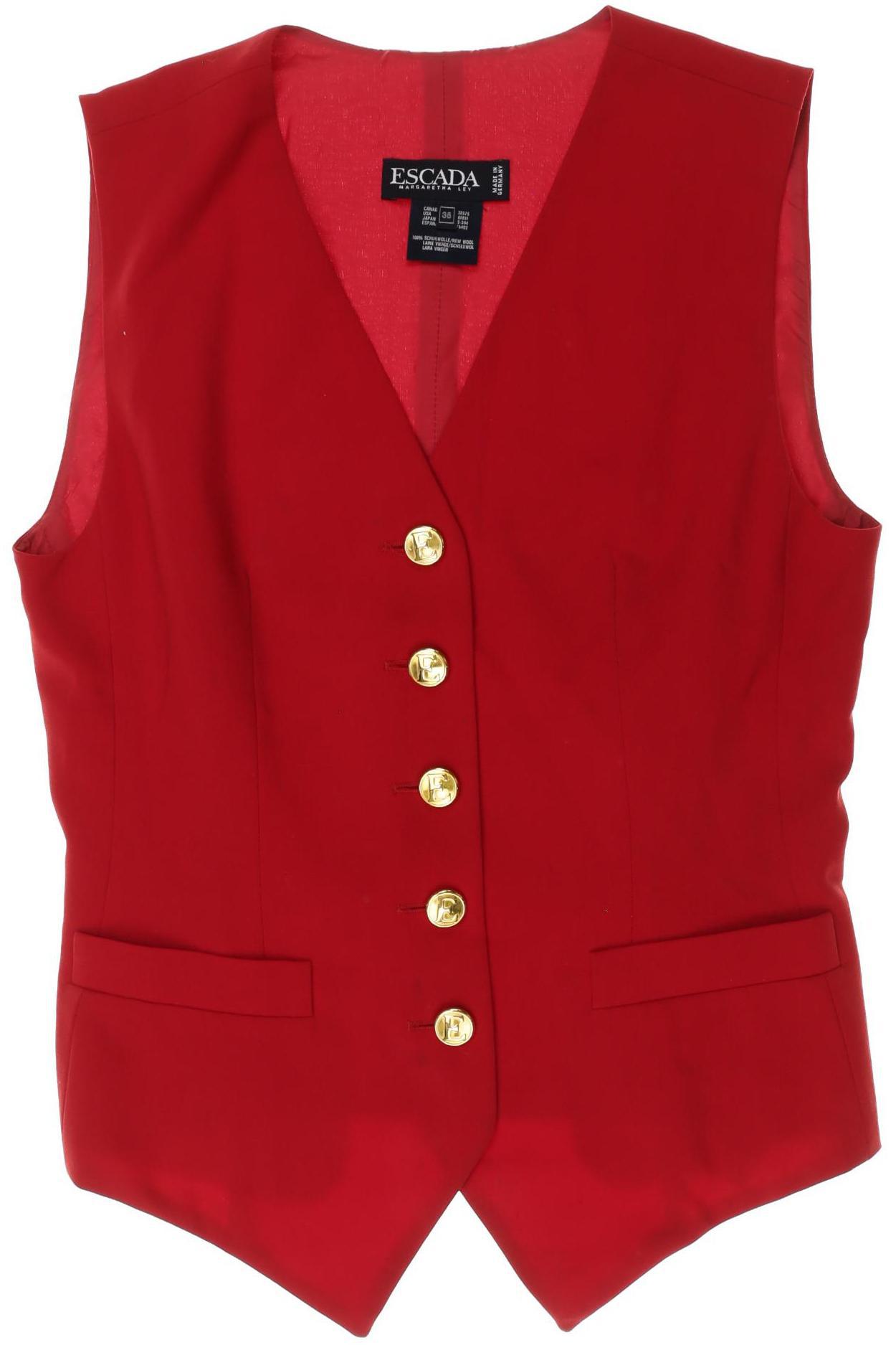 

Escada Damen Weste, rot, Gr. 36