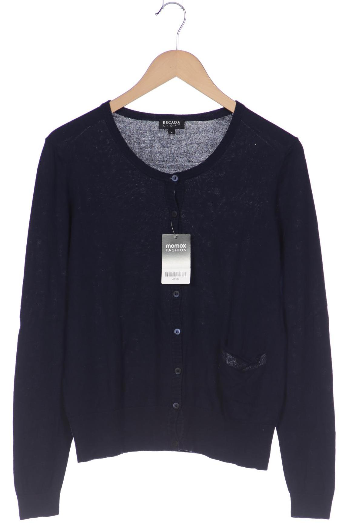 

Escada Sport Damen Strickjacke, marineblau, Gr. 42