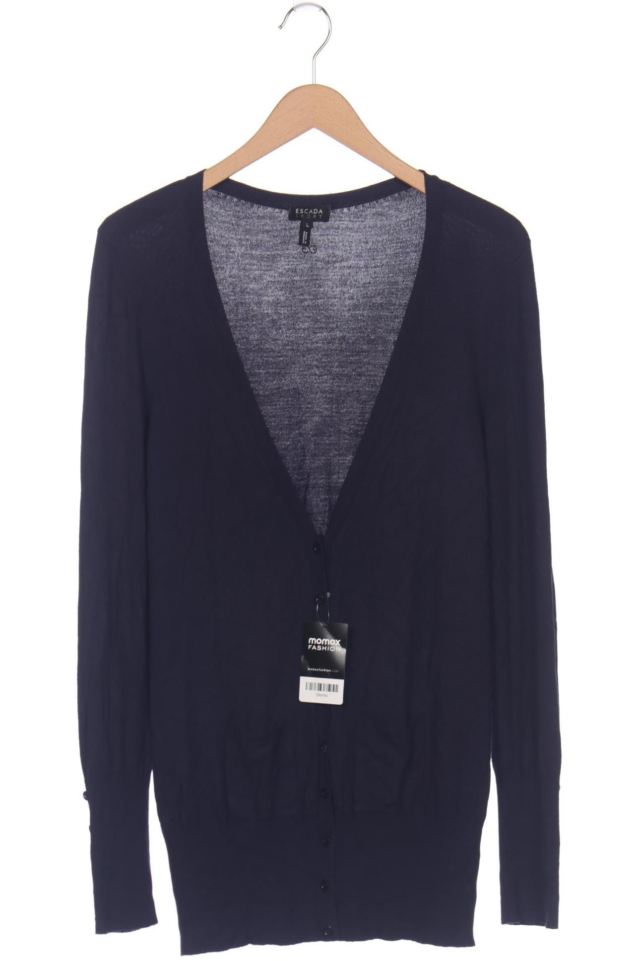 

Escada Sport Damen Strickjacke, marineblau, Gr. 42