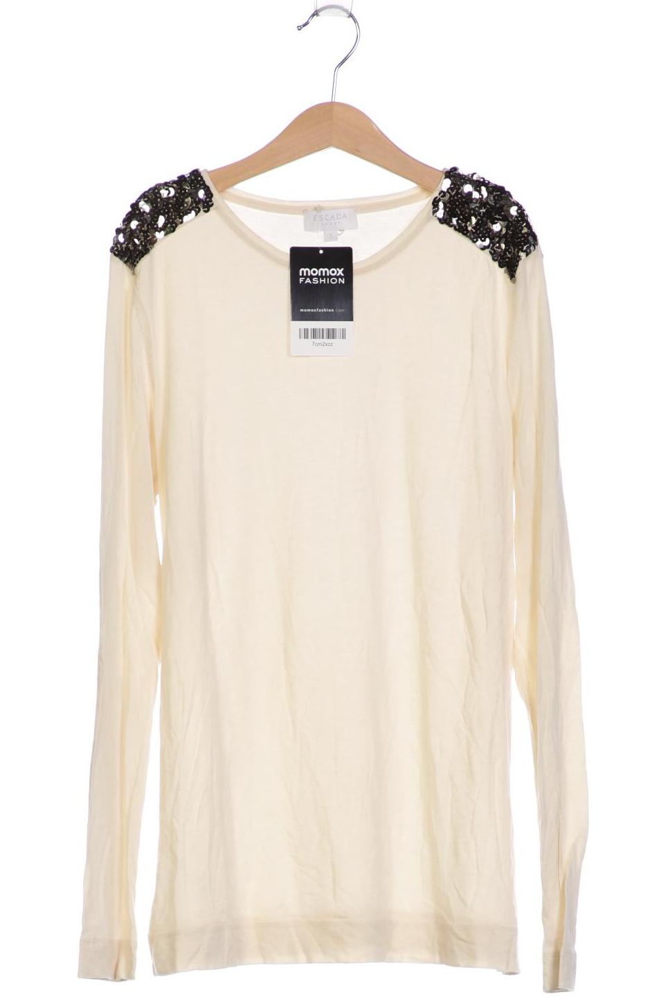 

Escada Sport Damen Langarmshirt, cremeweiß, Gr. 36